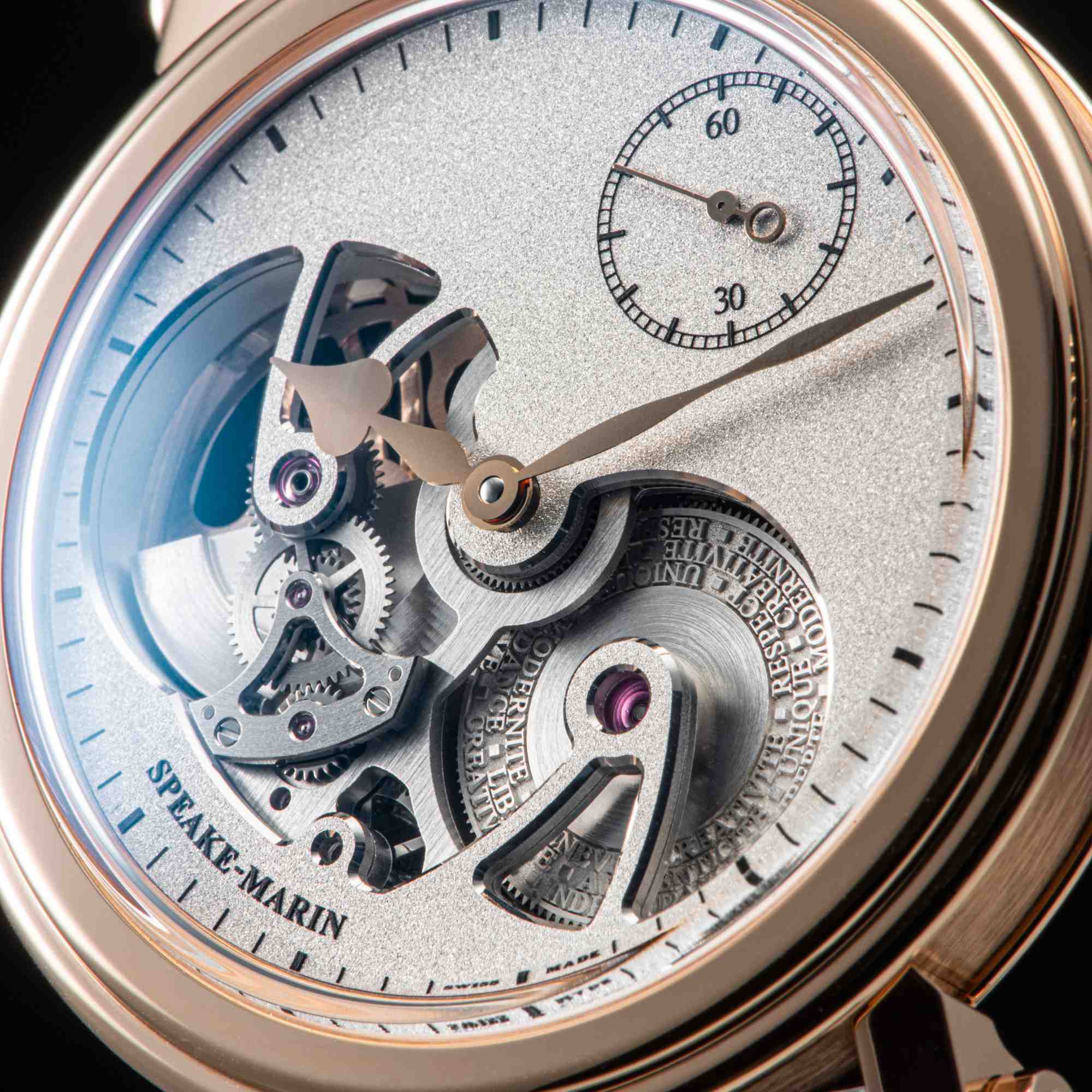 Speake-Marin Openworked Sandblasted Red Gold (Ref: 424217440)