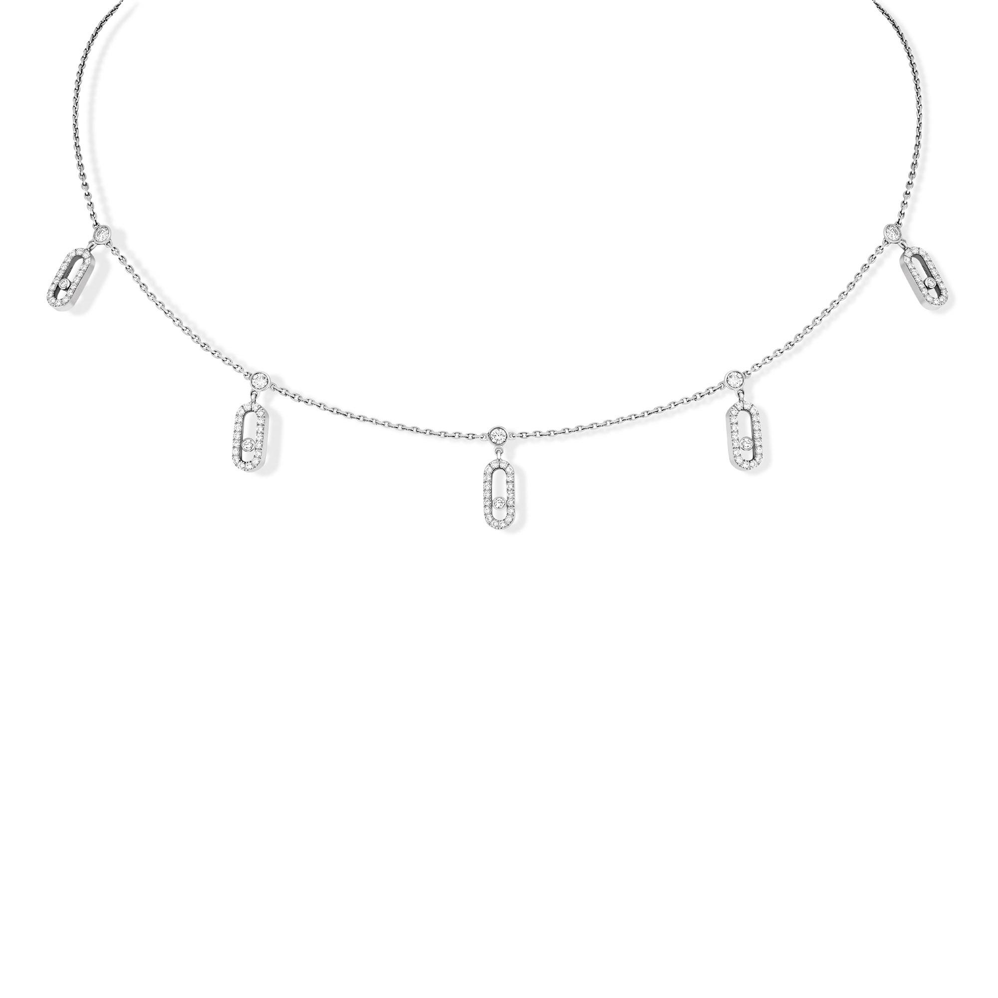 Messika Move Uno Choker Kette mit Quasten (Ref: 12150-WG)
