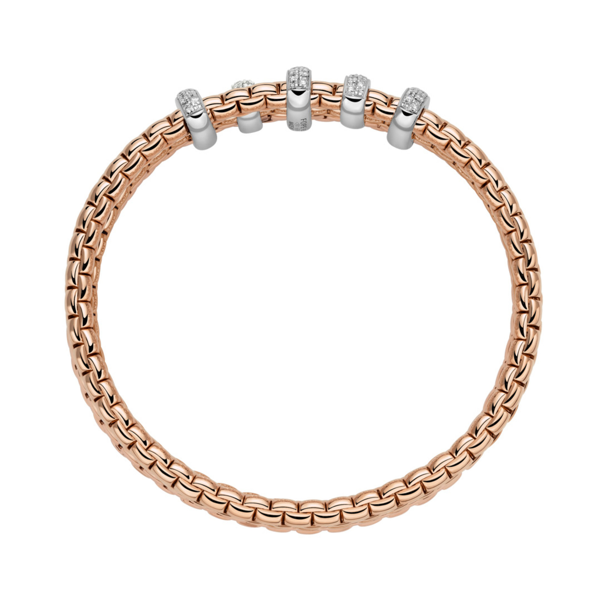 FOPE Eka Flex'it Armband mit Diamantpavé (Ref: 75601BX_PB_R_XBX_0XS)
