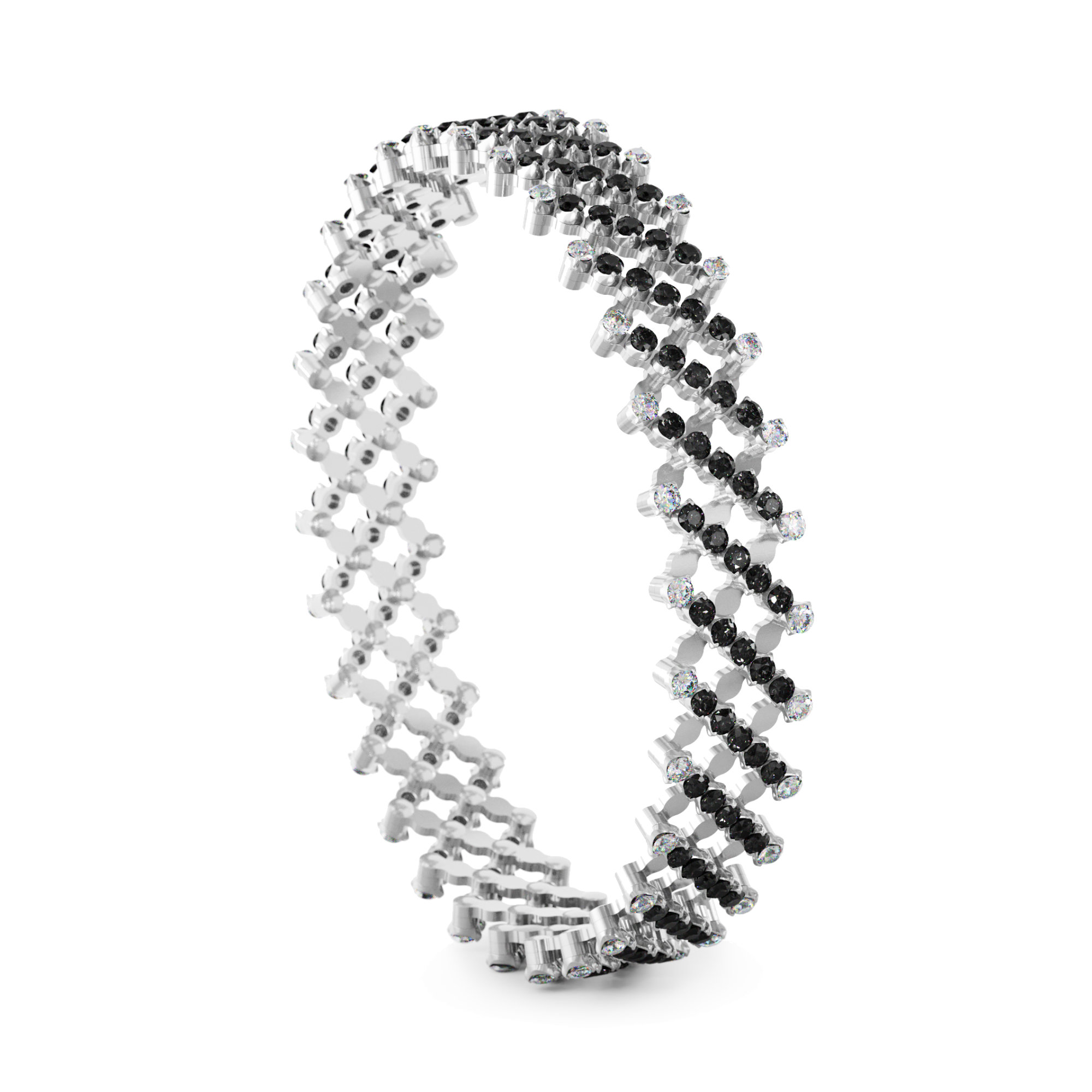 Serafino Consoli Brevetto Multi-Size Ring (Ref: S.RB 7F2 WG WD BD)