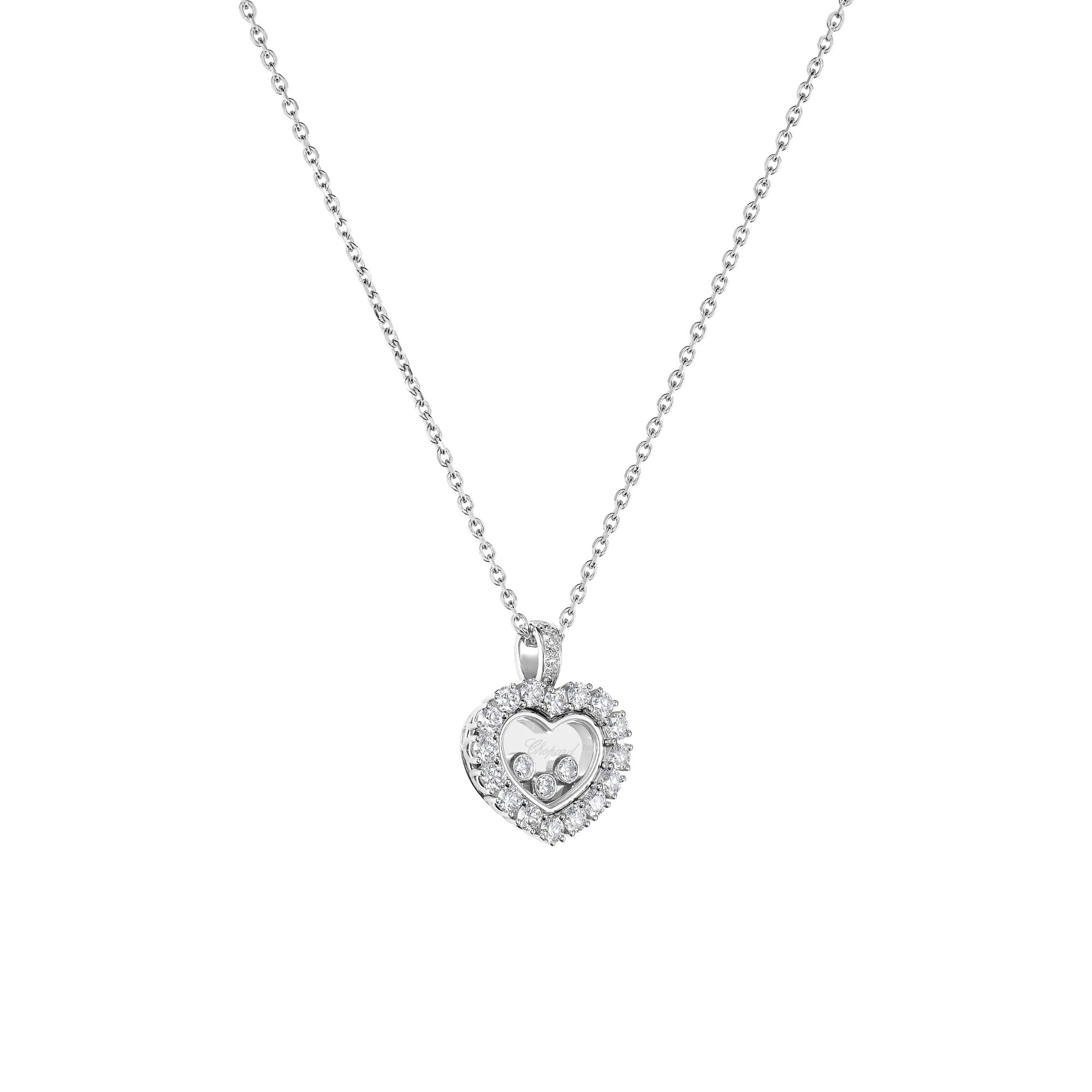 Chopard Happy Diamonds Icons Joaillerie Anhänger mit Halskette (Ref: 79A615-1001)