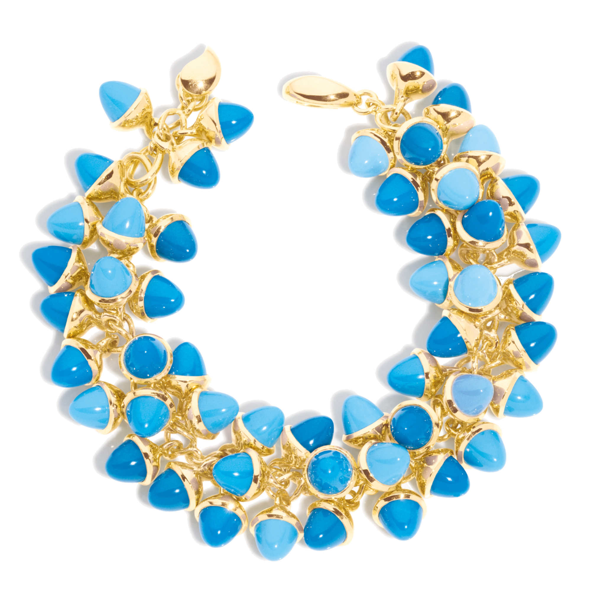 Tamara Comolli MIKADO Armband Flamenco Türkis (Ref: B-MFL-Tur-yg)