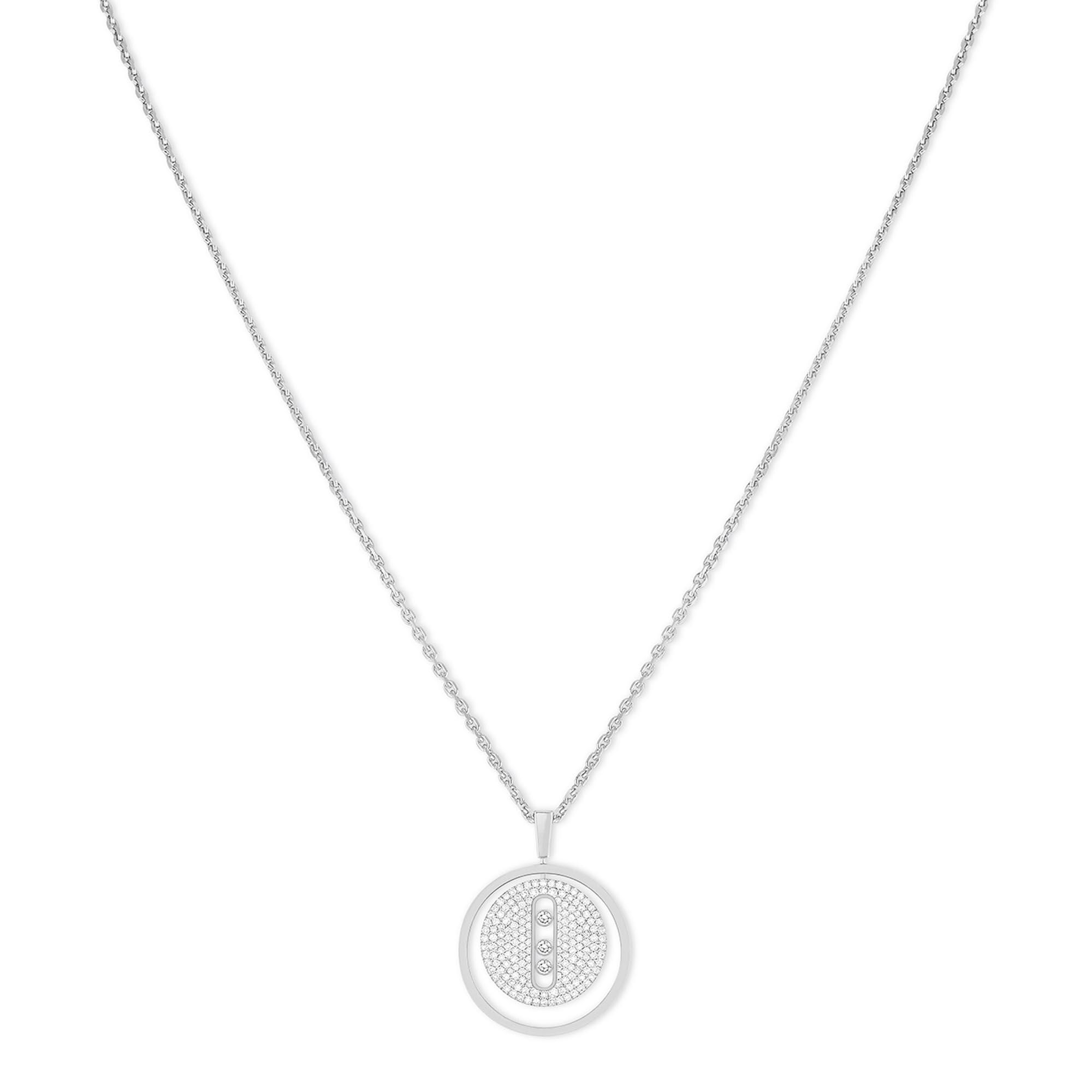 Messika Lucky Move MM Pavé Collier (Ref: 07395-WG)