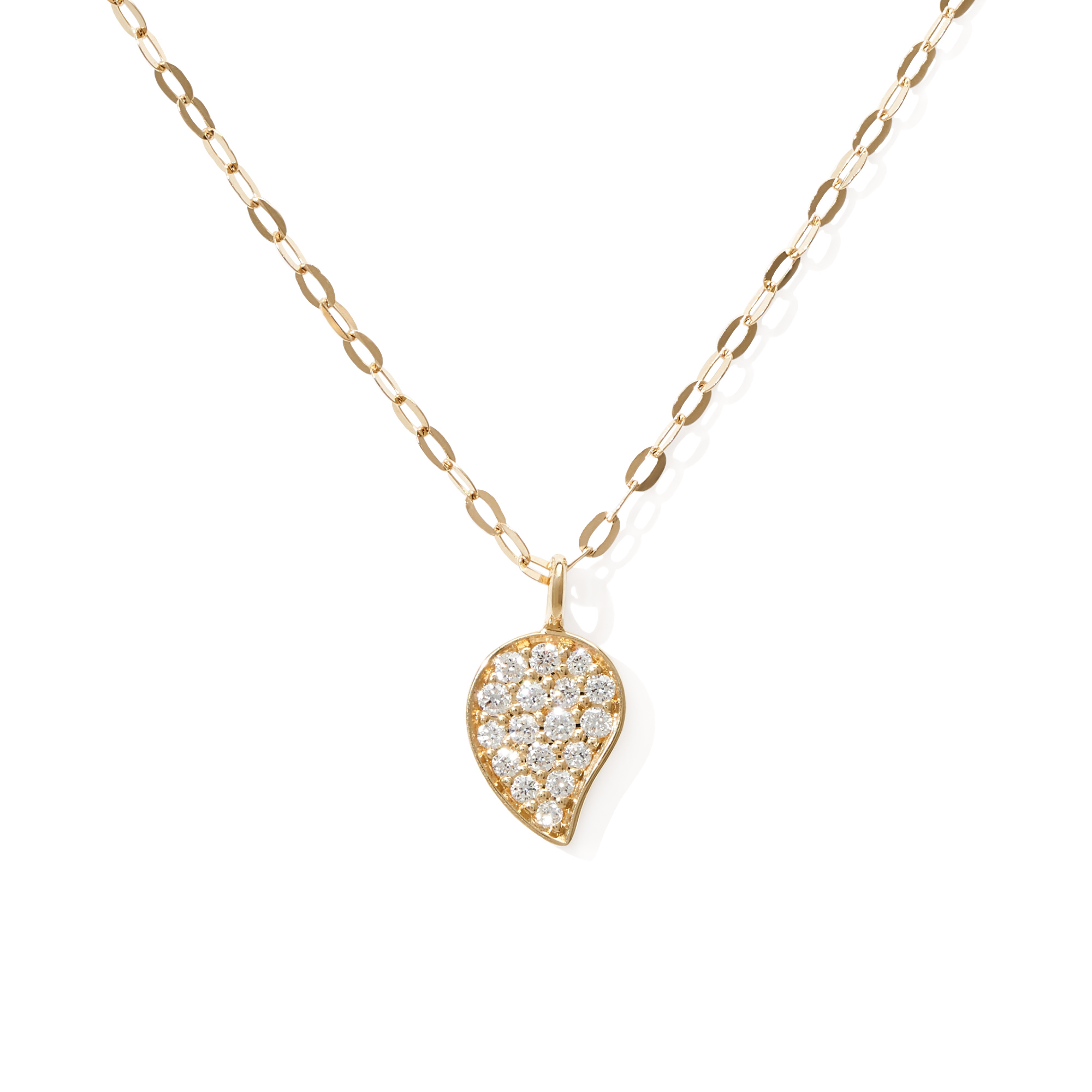 Tamara Comolli SPARKLE Kette mit DiamantPavé  (Ref: C-Spa-1-Dr-p-yg-45)