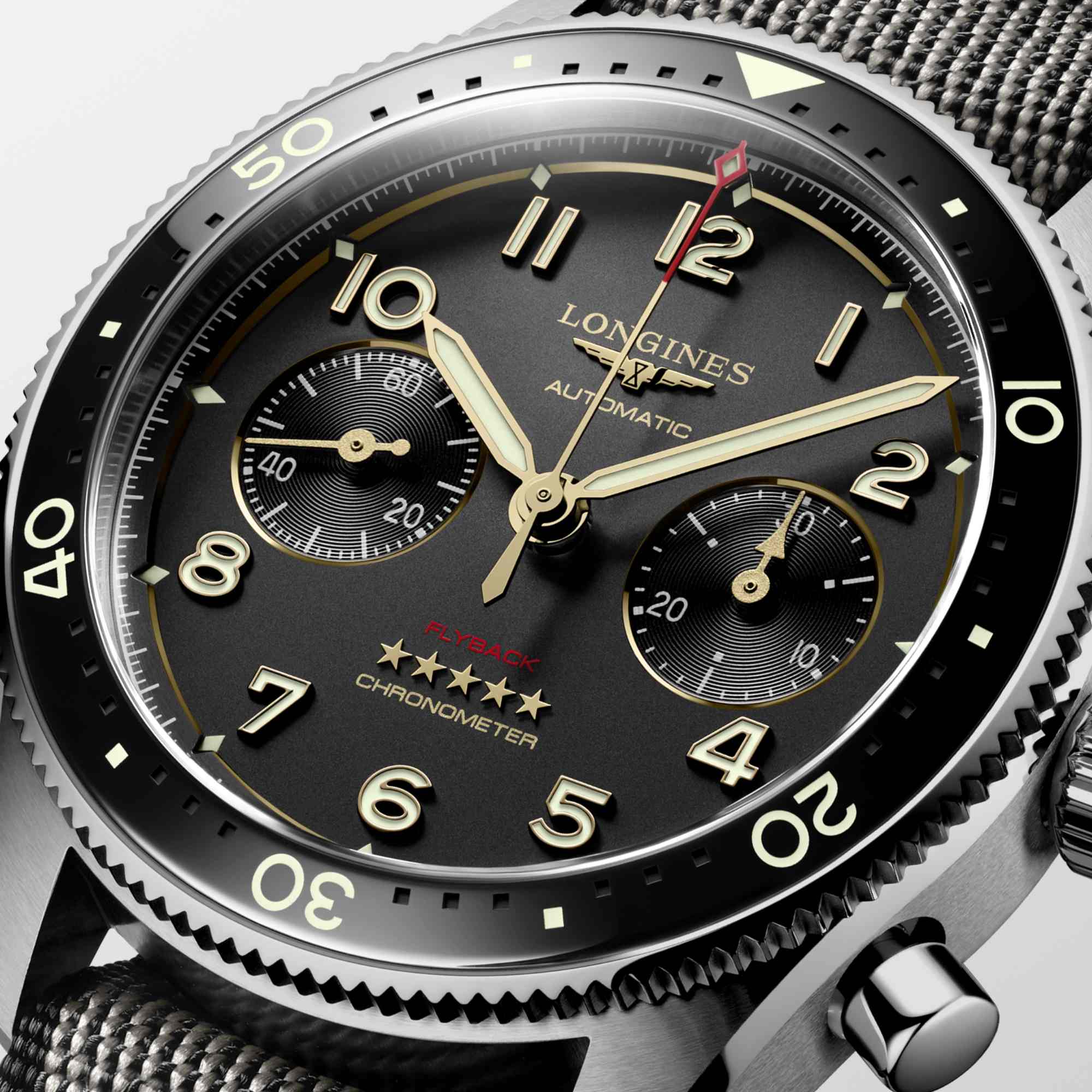Longines LONGINES SPIRIT FLYBACK TITANIUM (Ref: L3.821.1.53.2)