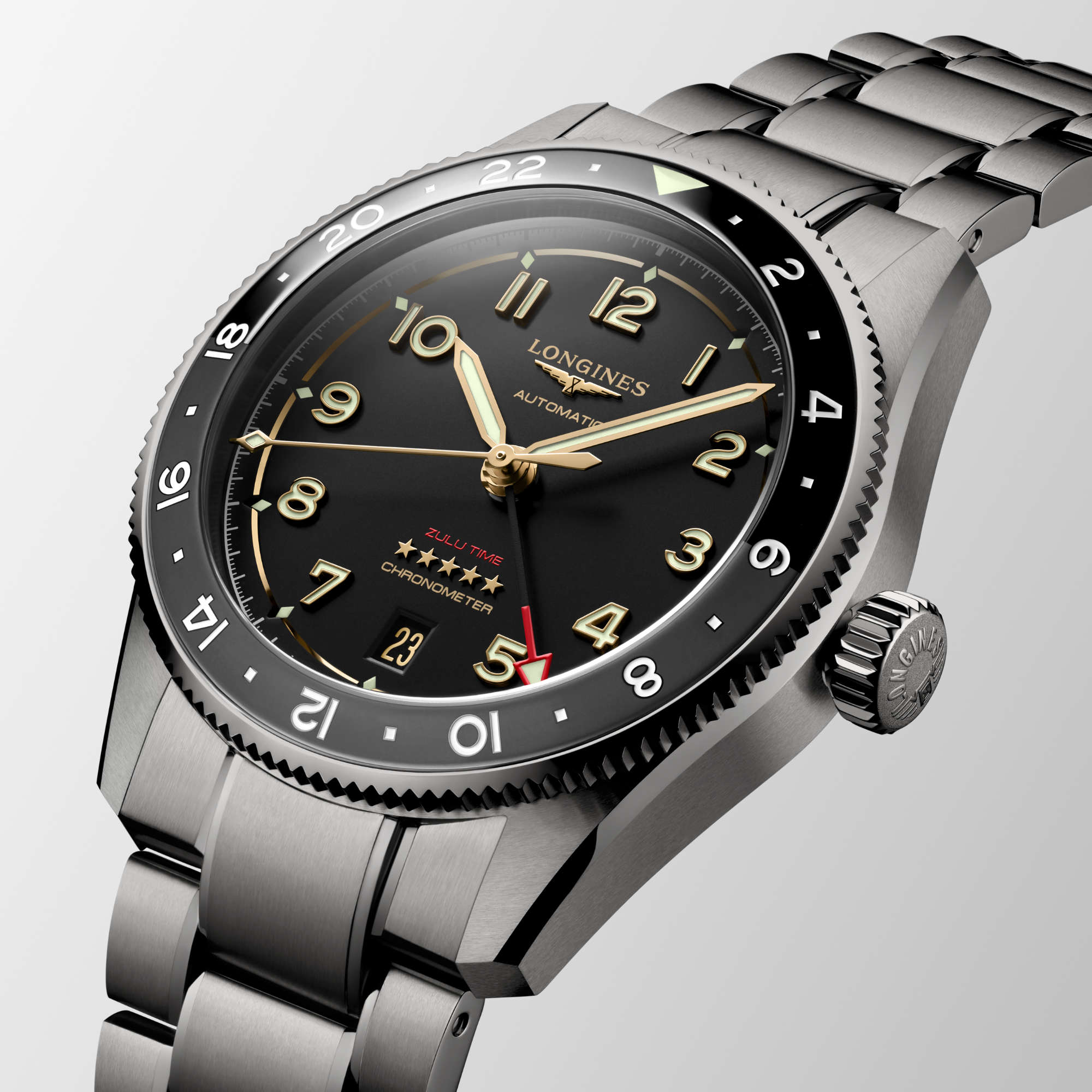 Longines LONGINES SPIRIT ZULU TIME TITANIUM (Ref: L3.802.1.53.6)