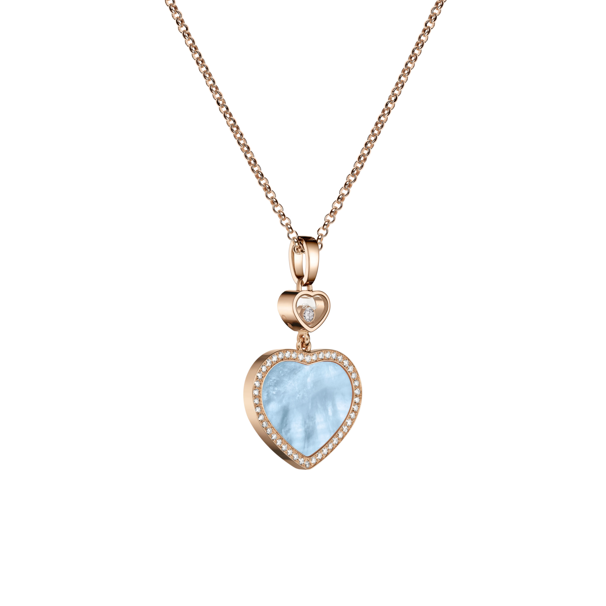 Chopard Happy Hearts Anhänger mit Halskette (Ref: 79A074-5340)