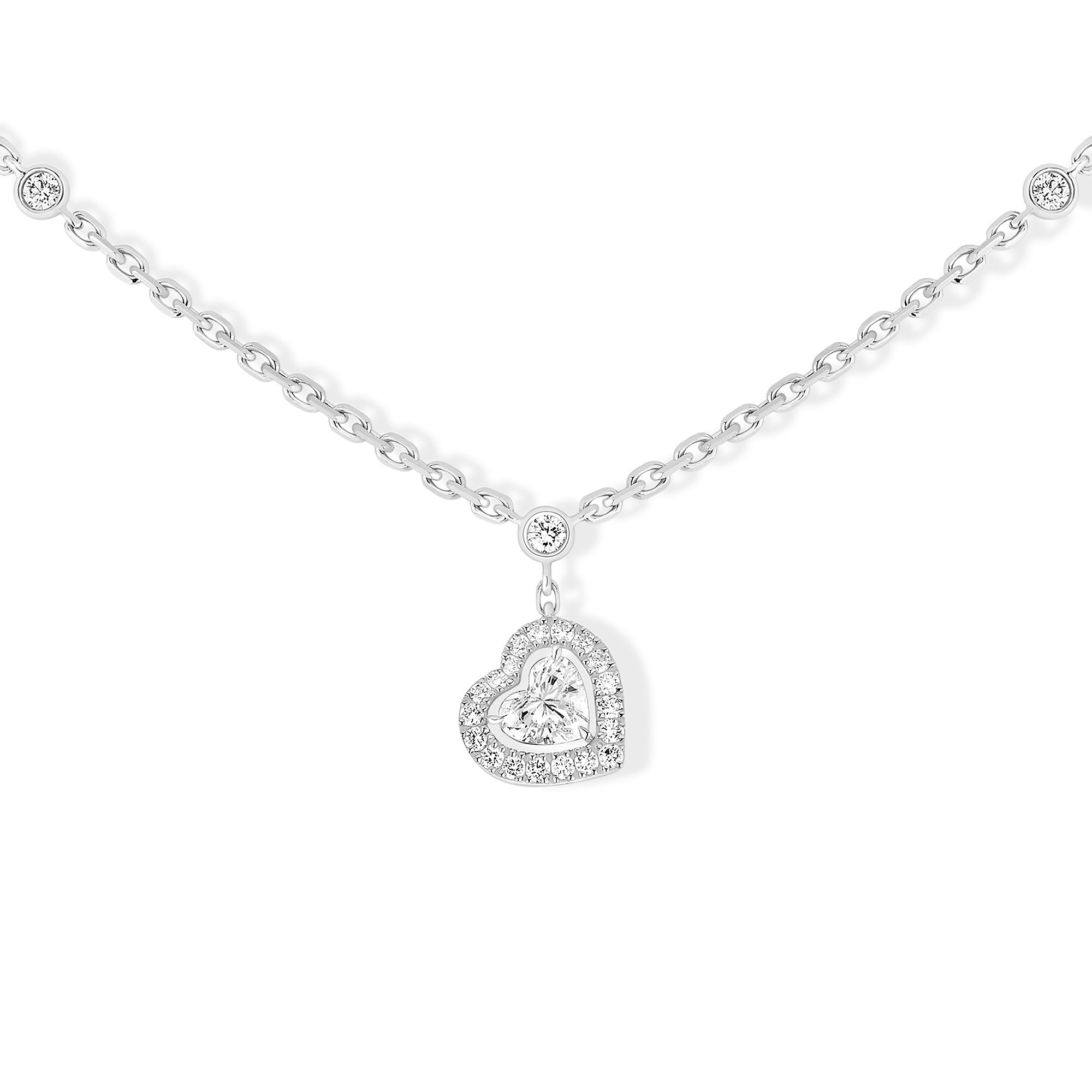 Messika Joy Coeur Halskette (Ref: 11437-WG)