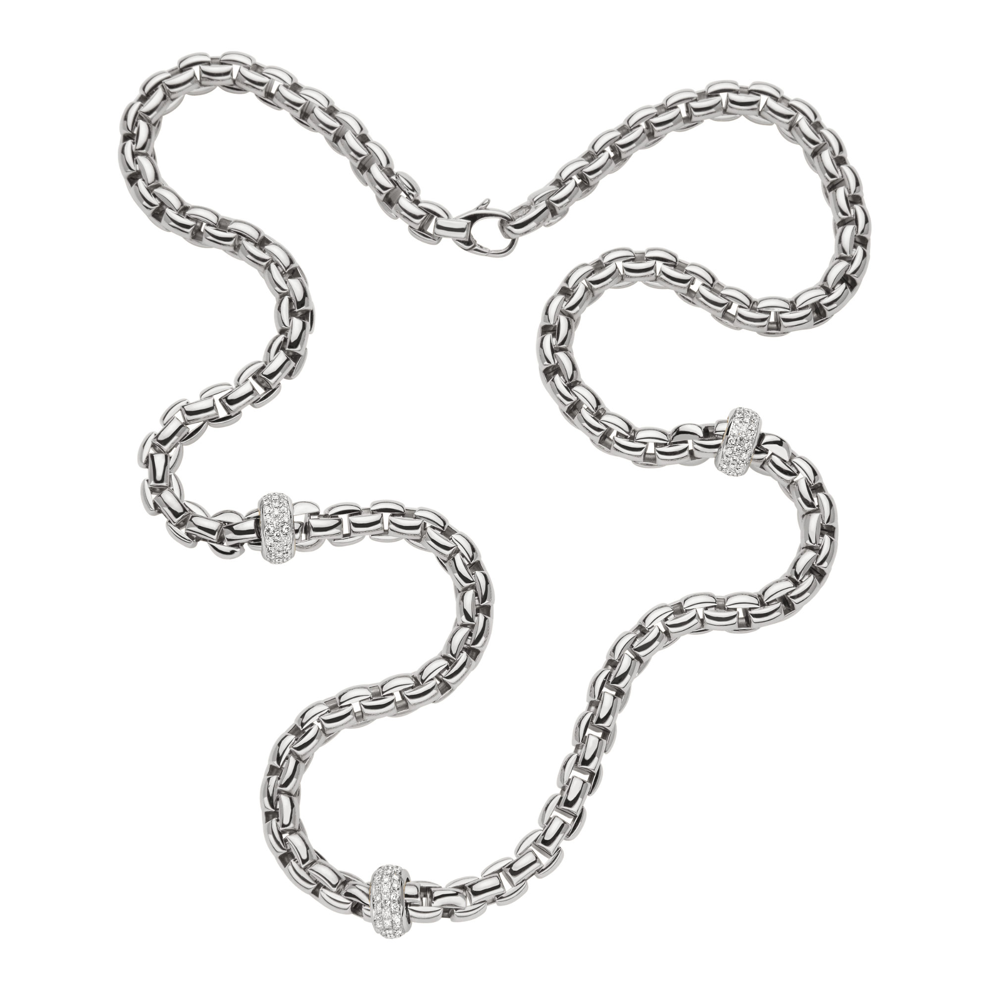 FOPE Eka Collier mit Pavébesatz (Ref: 70705C3_PB_B_XBX_060)