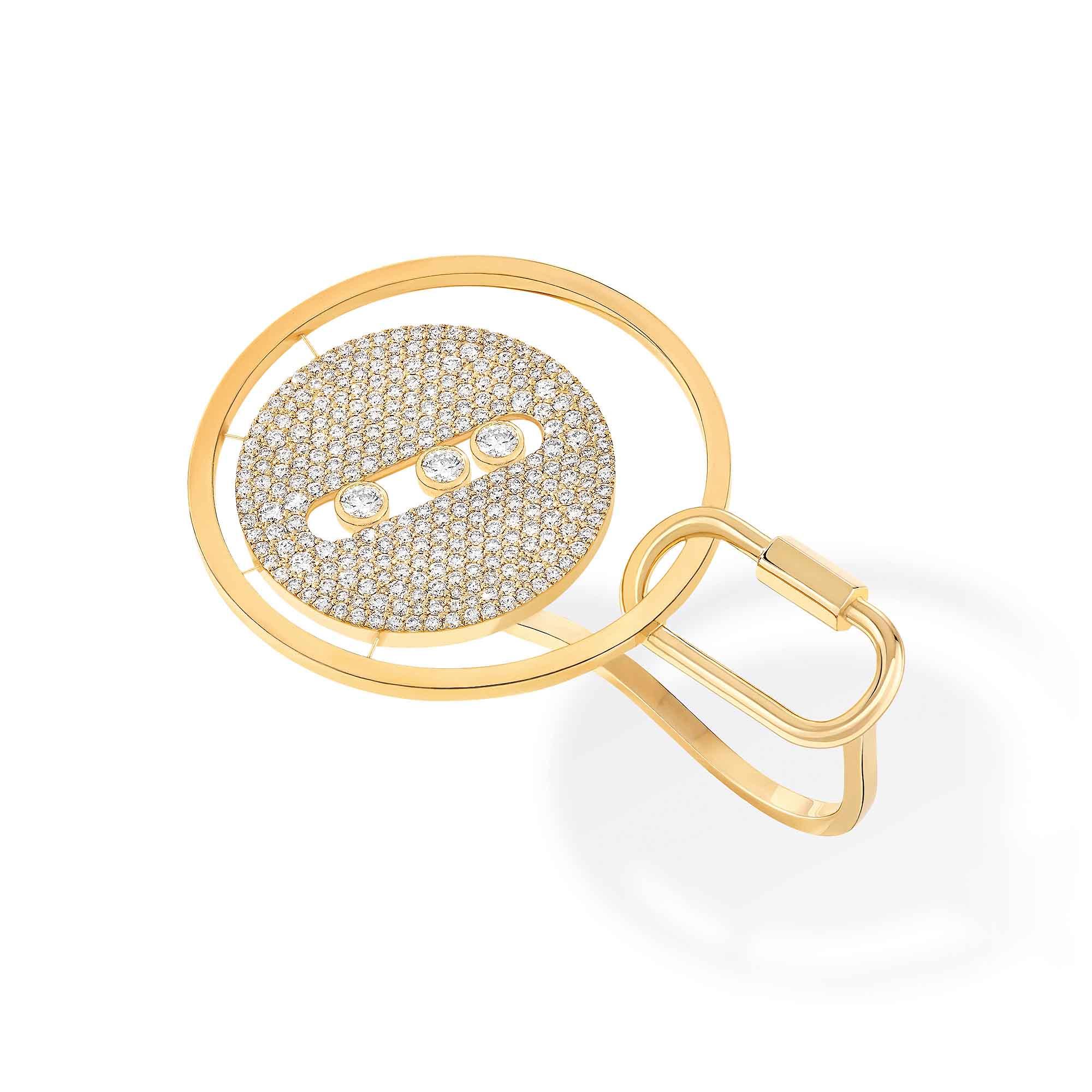 Messika Lucky Move Karabinerhaken Ring (Ref: 10821-YG)