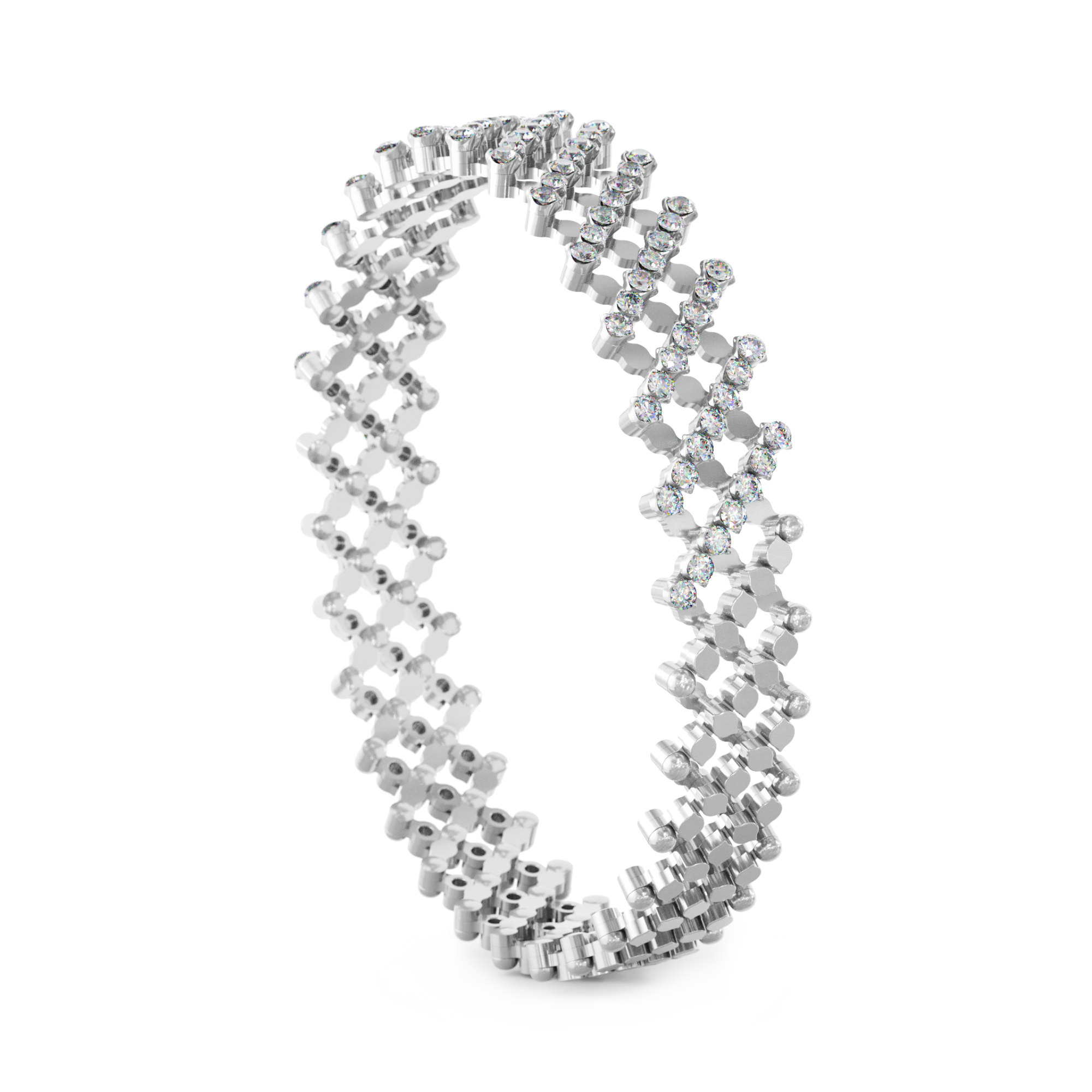 Serafino Consoli Serafino Multi-Size Ring und Armreif (Ref: S.RB 7H2 WG WD)