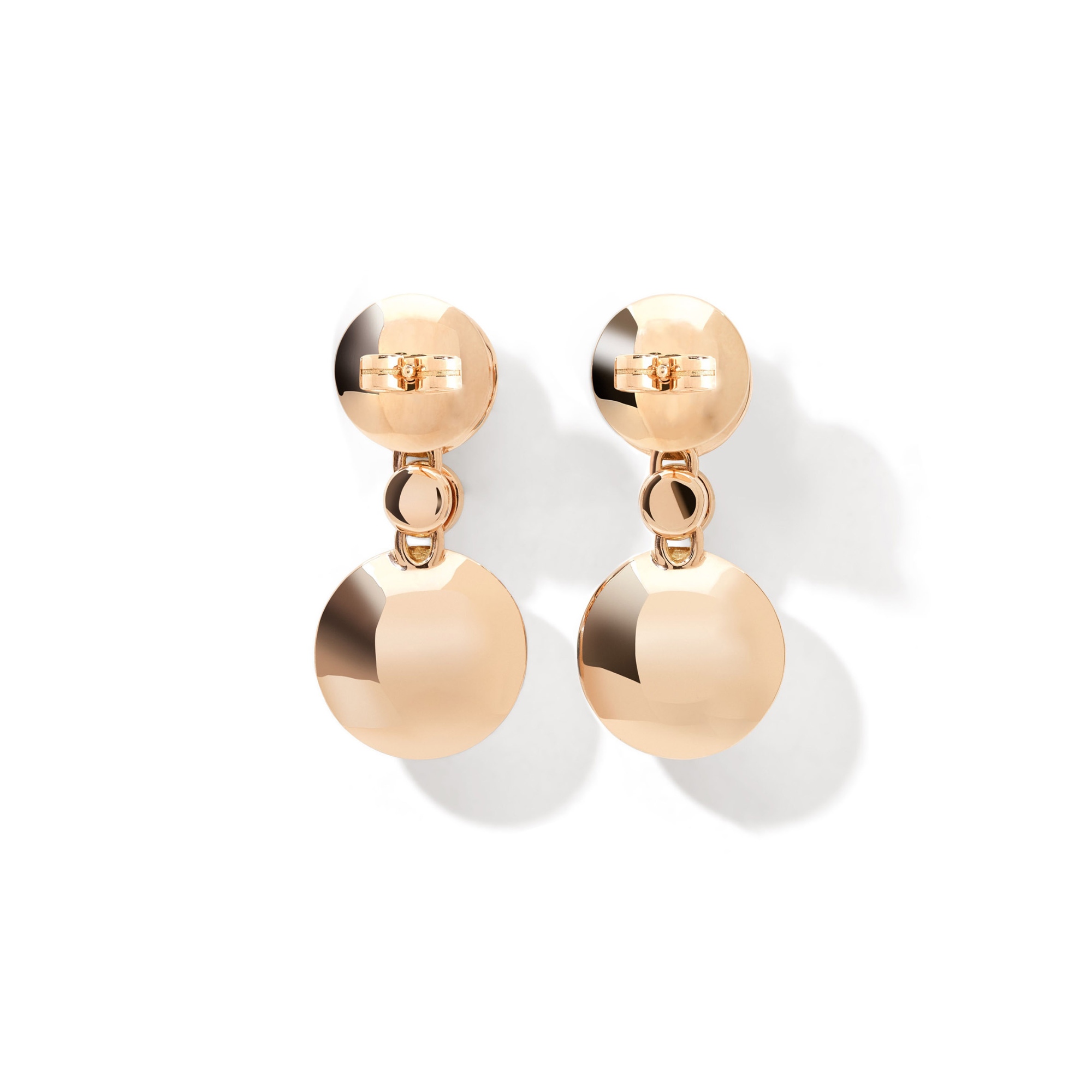 Tamara Comolli BOUTON Ohrhänger 2 Cabochons 'Camel' (Ref: E-BOU-2-Camel-Cl-rg)