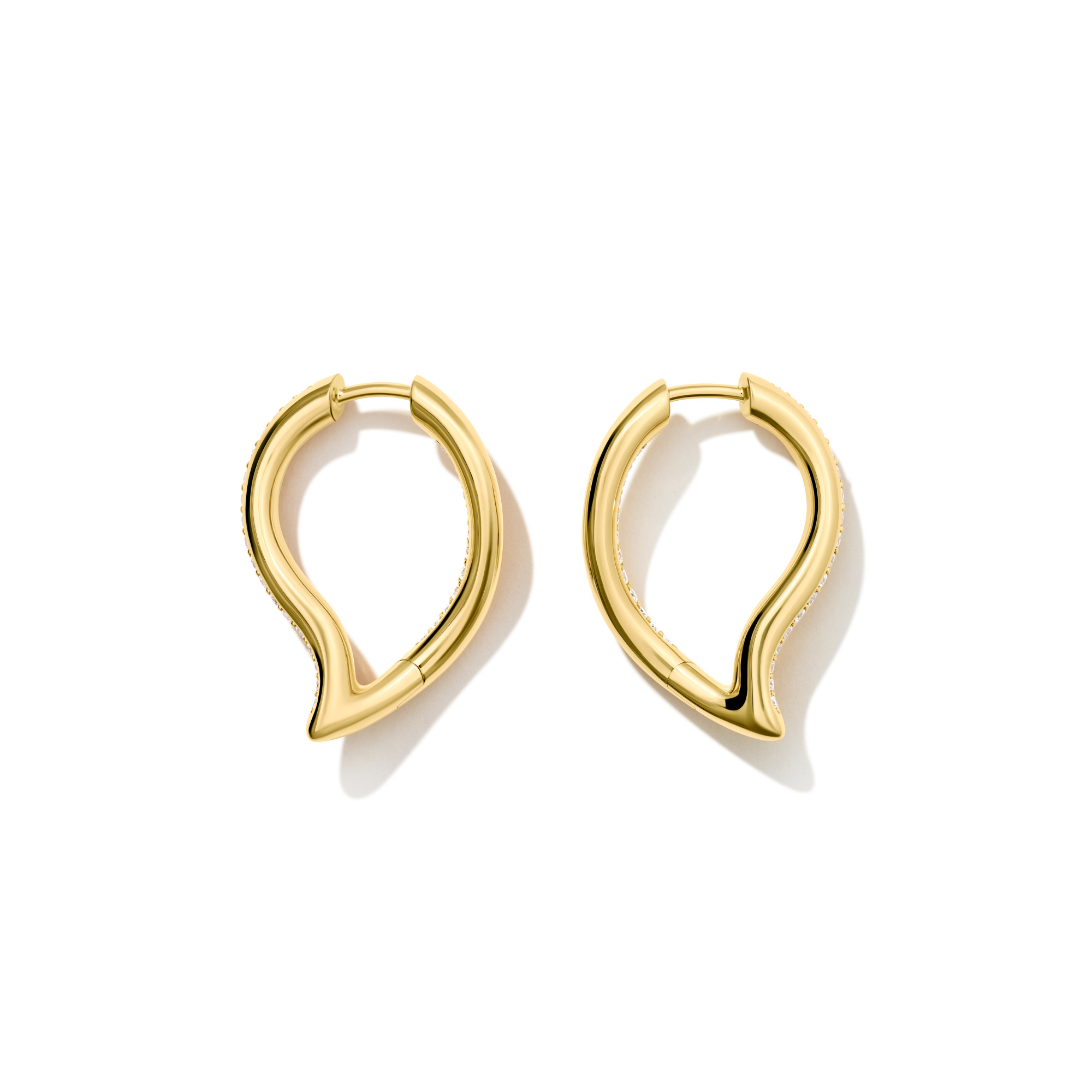 Tamara Comolli SIGNATURE Ohrringe Hoop Drop  (Ref: E-Sig-Ho-TDr-p-yg)