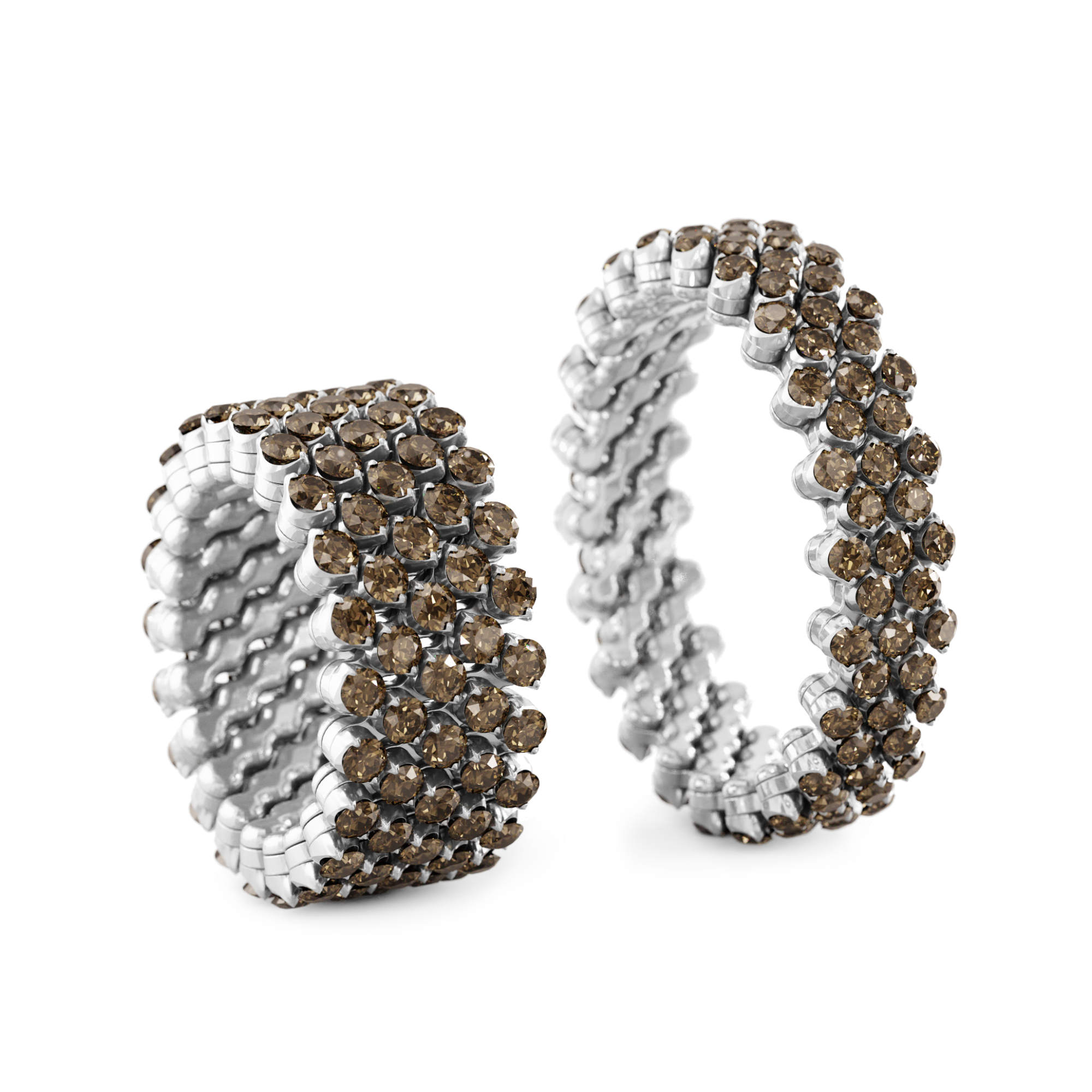 Serafino Consoli Brevetto Multi-Size Ring (Ref: RMS 5F2 WG BRD)