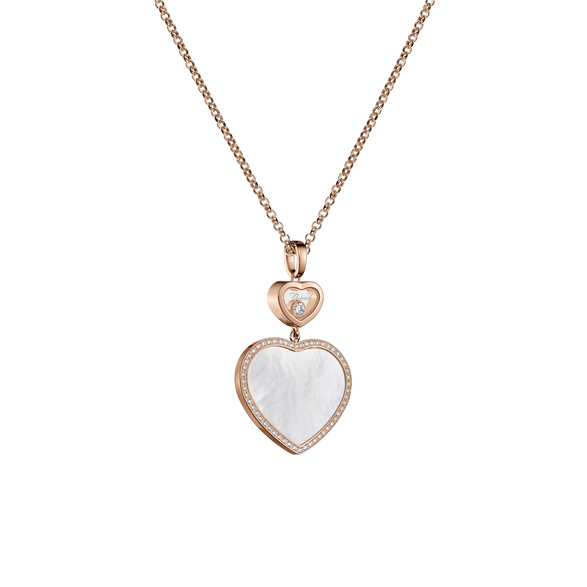 Chopard Happy Hearts Anhänger mit Halskette (Ref: 79A075-5391)