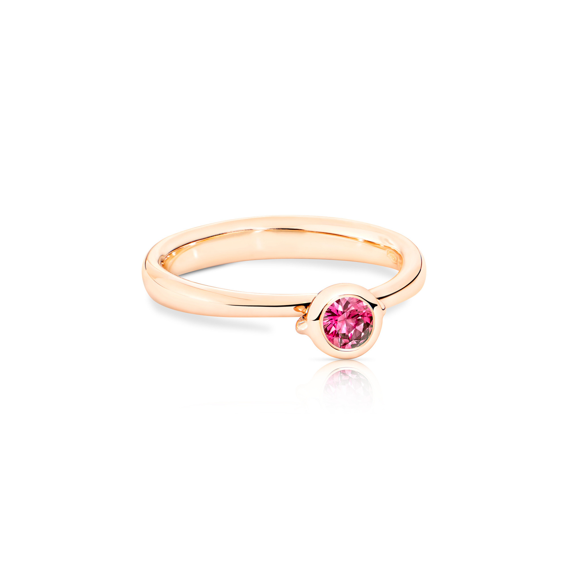 Tamara Comolli BOUTON Solitaire Ring mit Spinell (Ref: R-BOU-Sol-Spi-rg)