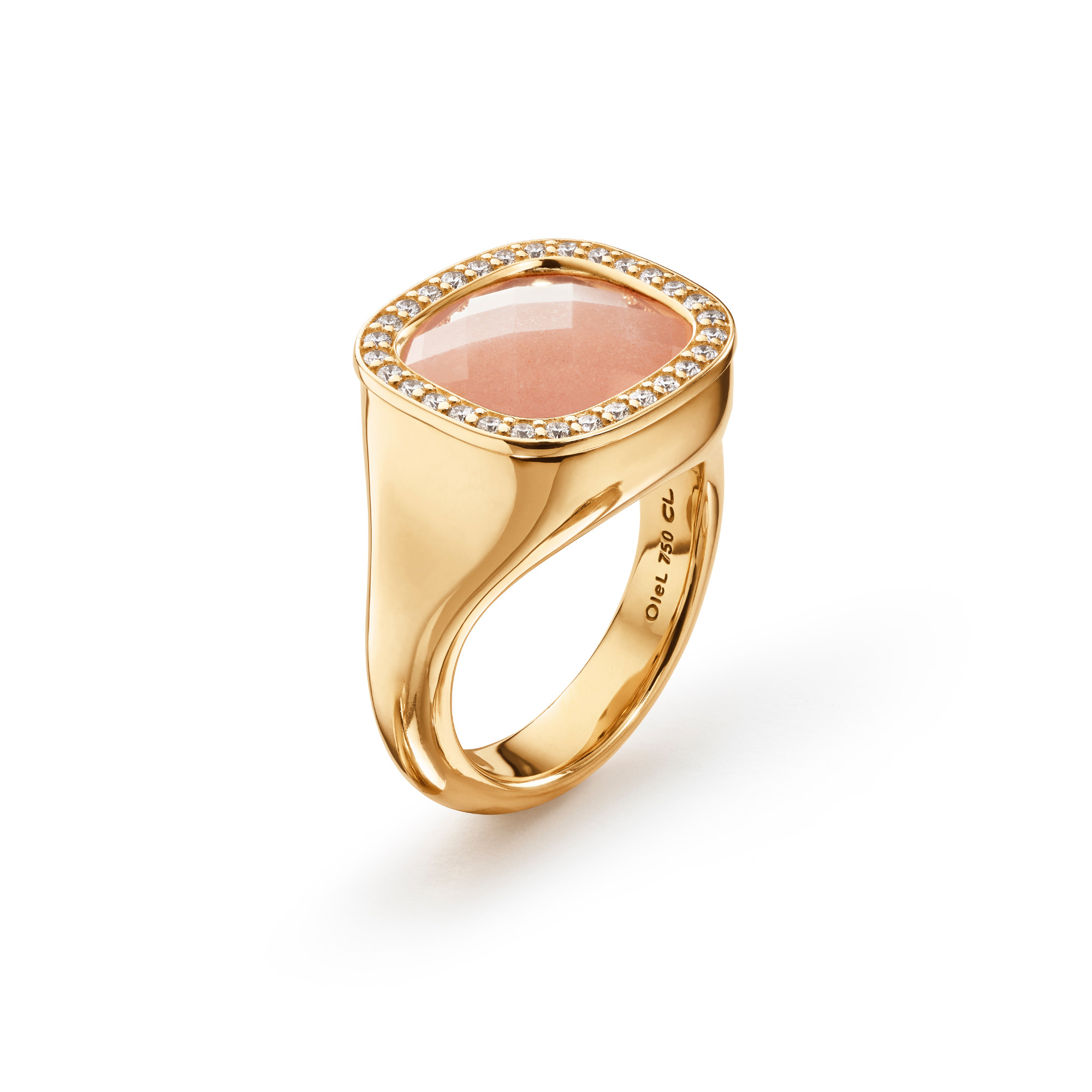 Ole Lynggaard Copenhagen Cushion Ring (Ref: A2840-402)