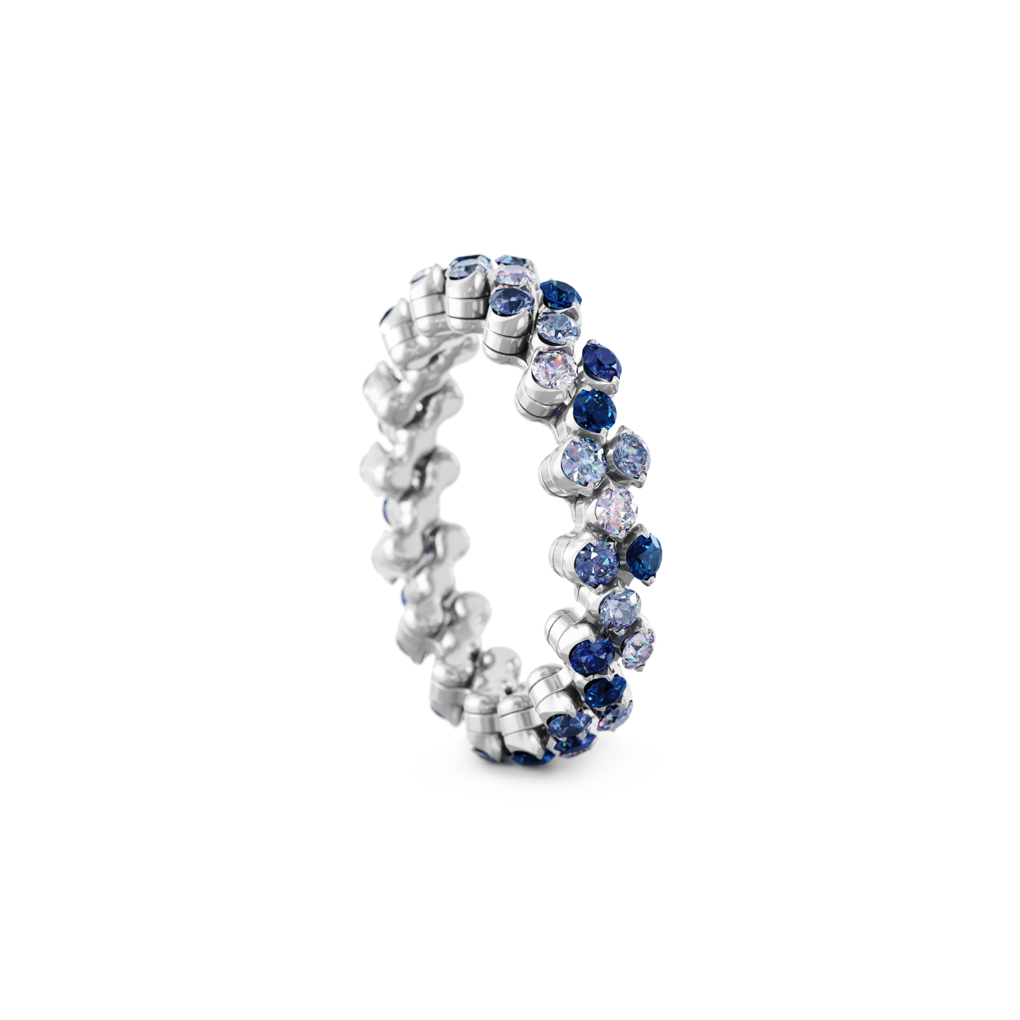 Serafino Consoli Brevetto Multi-Size Ring (Ref: RMS 3F7 WG BS MIX)