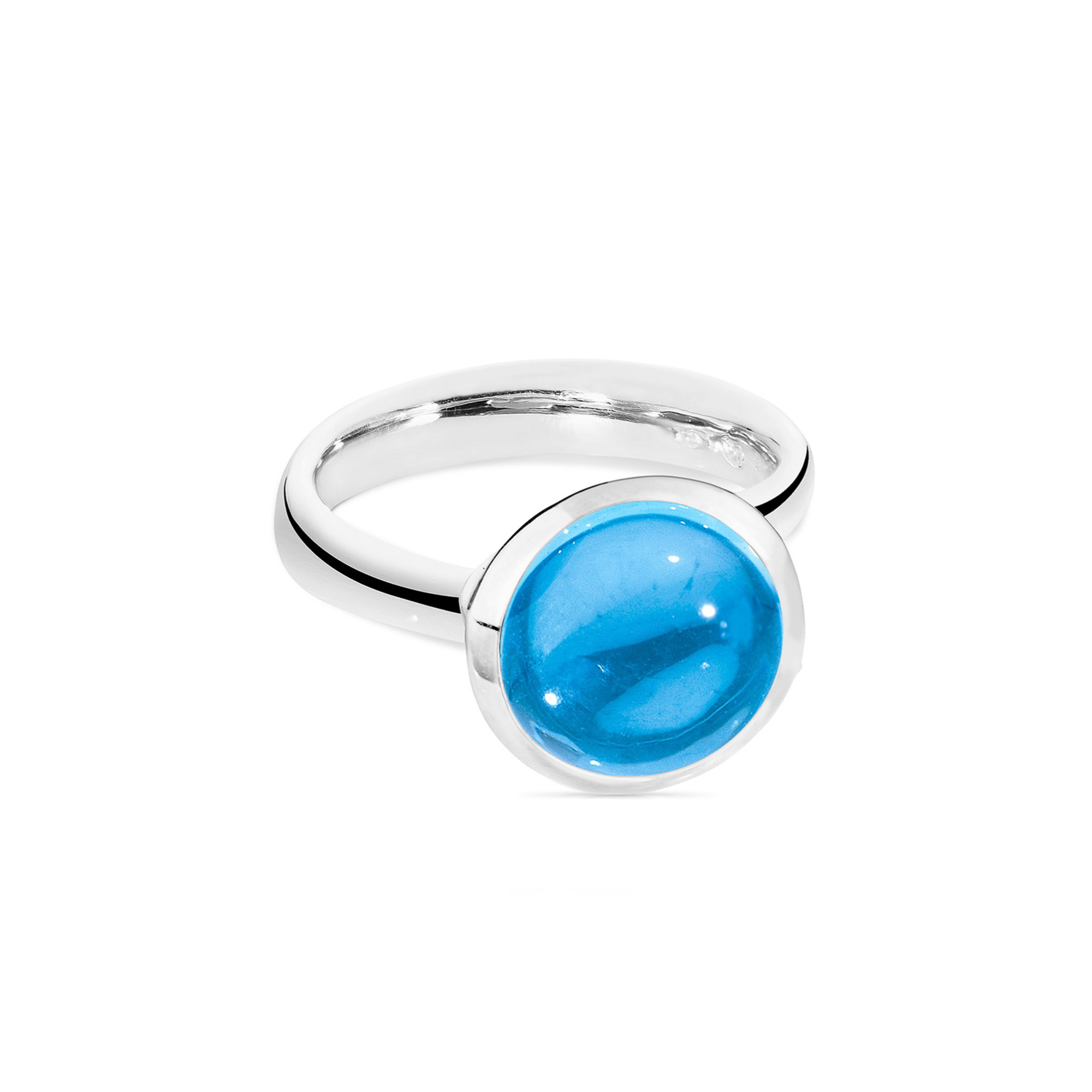 Tamara Comolli BOUTON Ring large Swiss Topas (Ref: R-BOU-l-ToSw-wg)