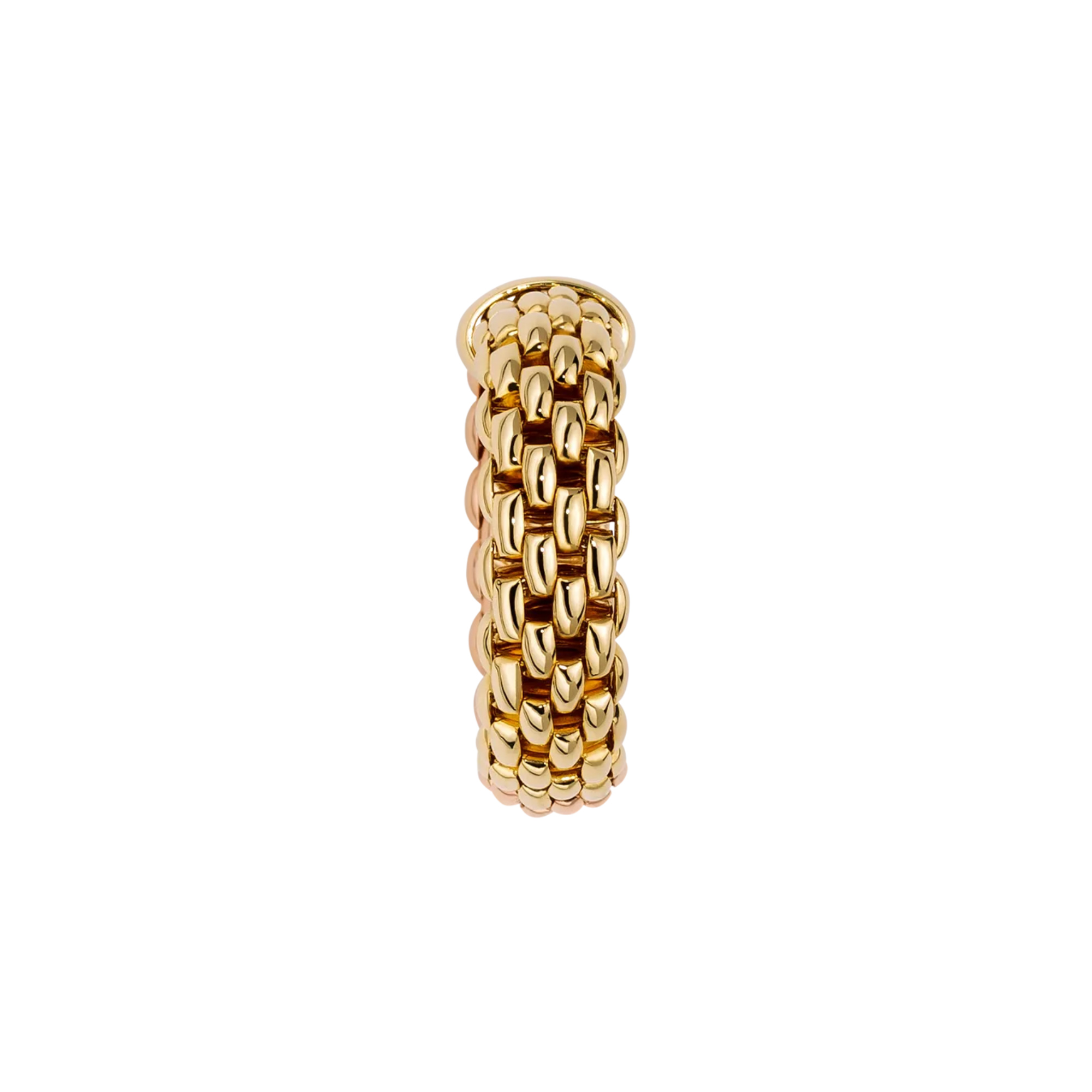 FOPE Essentials zweifarbiger Flex'it Ring mit flachem Halskettengeflecht (Ref: 08E02AX_XX_3_XGX_00S)