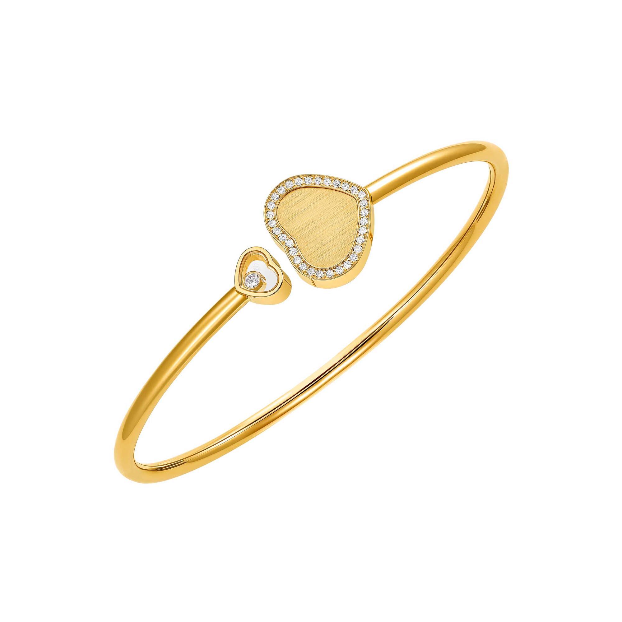 Chopard Happy Hearts Golden Hearts Armreif (Ref: 85A107-0920)