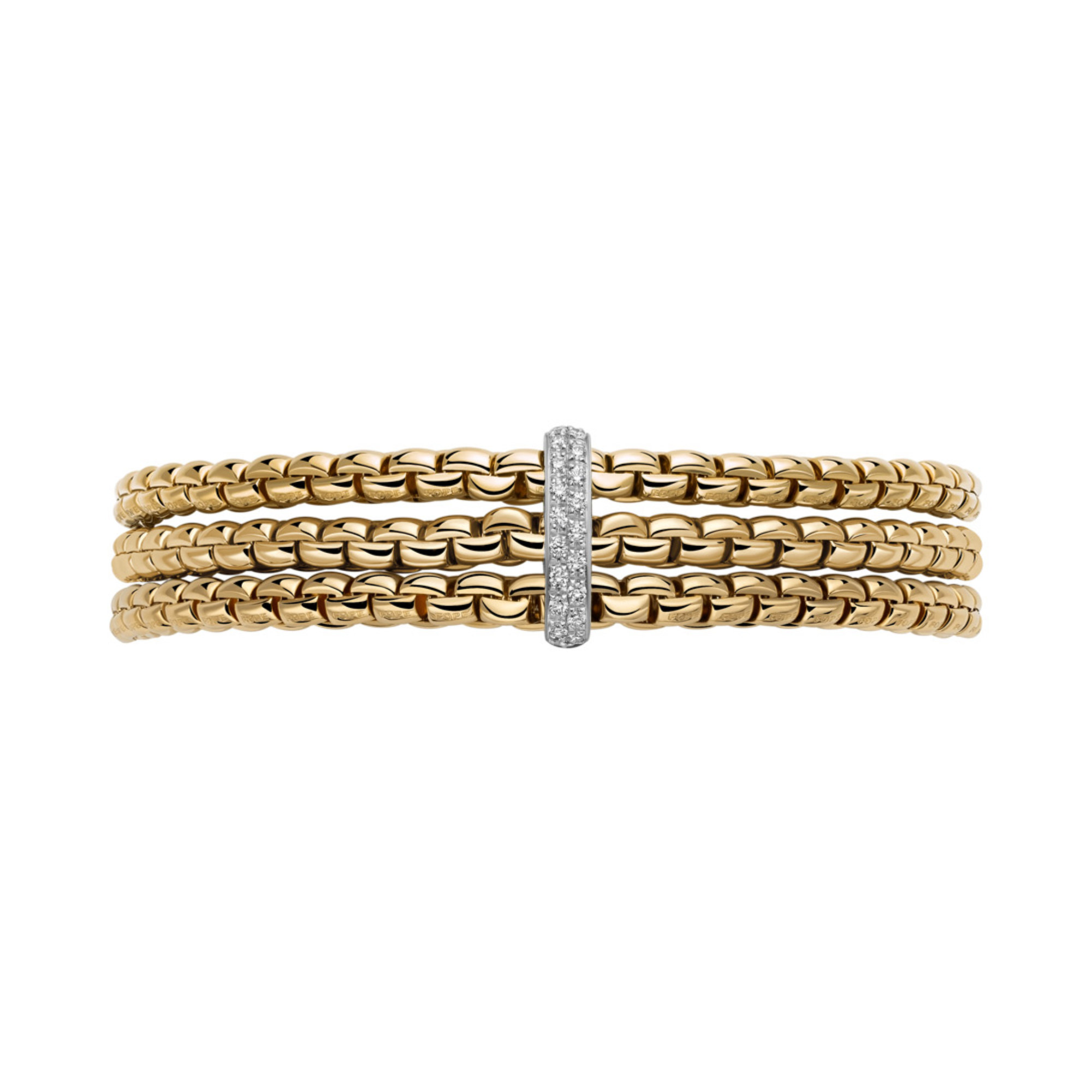 FOPE Eka Flex'it Armband mit Diamantpavé (Ref: 75601BX_BB_G_XBX_0XS)