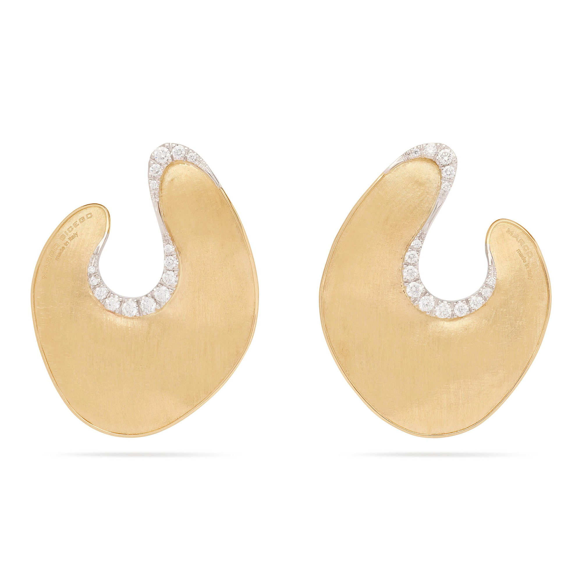 Marco Bicego Lunaria Diamonds Ohrringe (Ref: OB1912 B YW)