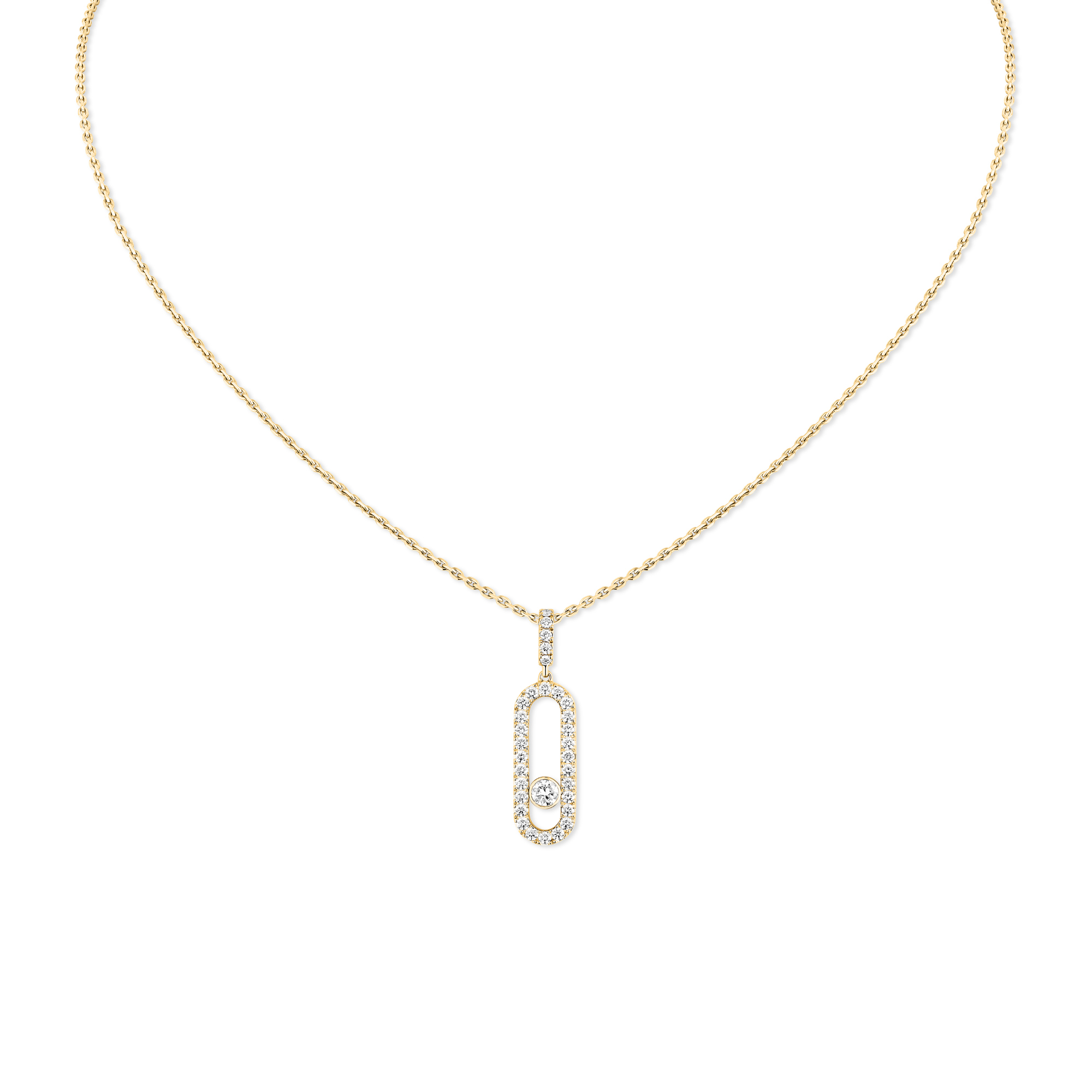 Messika Move Uno GM Kette (Ref: 12058-YG)