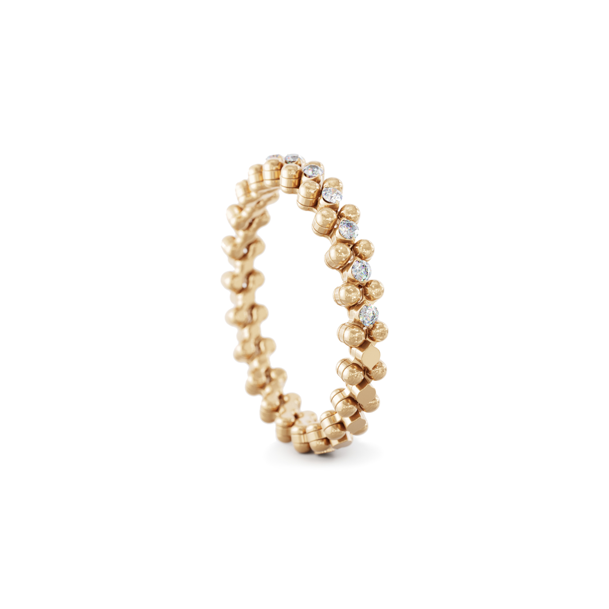 Serafino Consoli Brevetto Multi-Size Ring (Ref: RMS 3HM2 RG WD)