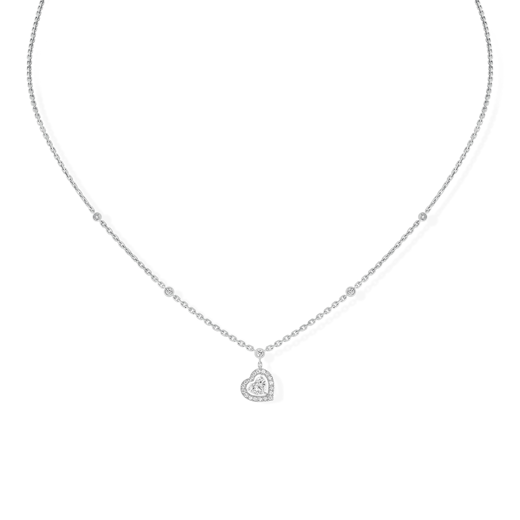 Messika Joy Coeur Halskette (Ref: 11437-WG)