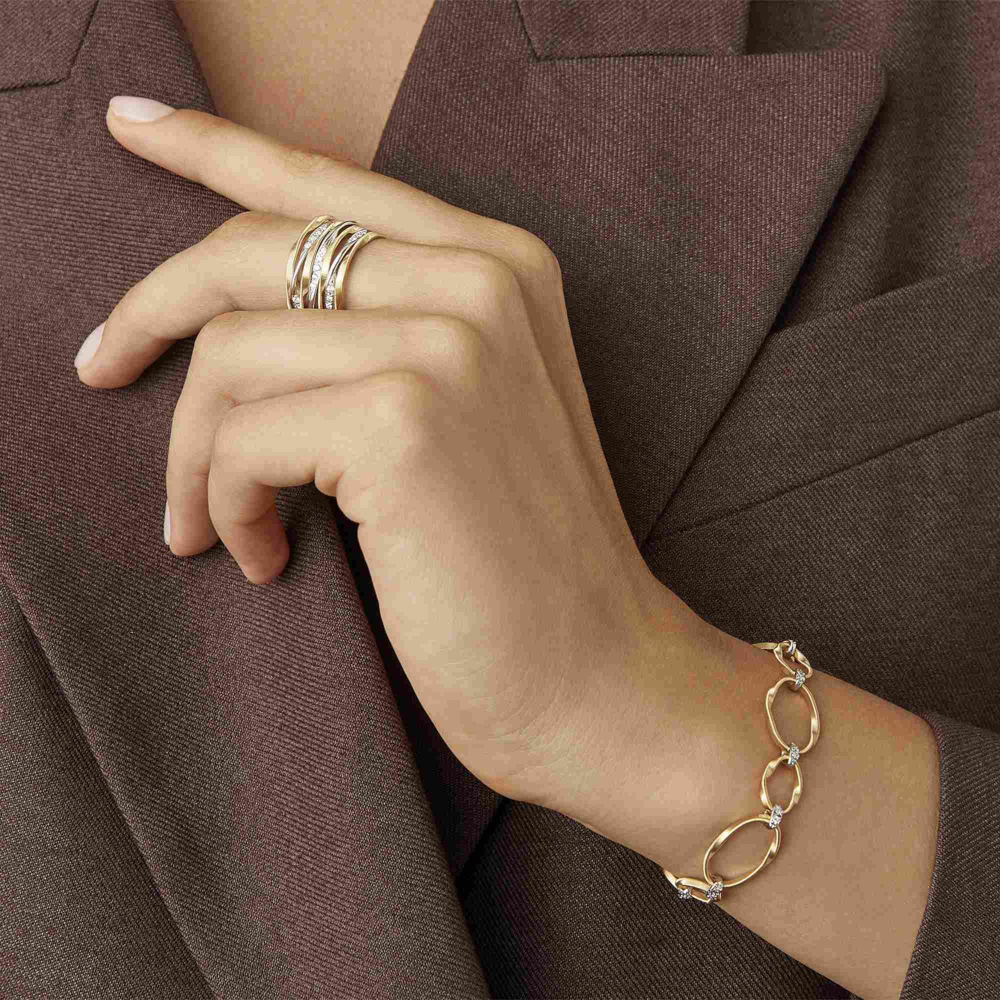 Marco Bicego Marrakech Onde Ring (Ref: AG350_B_YW_M5)