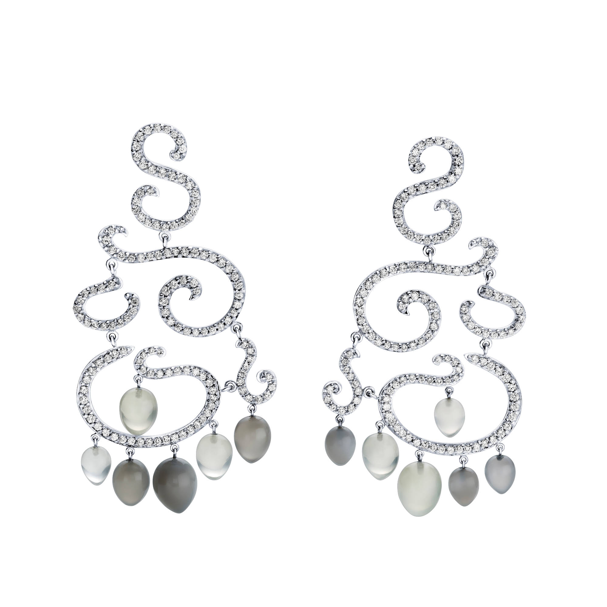 Ole Lynggaard Copenhagen Love Bands Chandelier-Ohrringe (Ref: A2603-501)