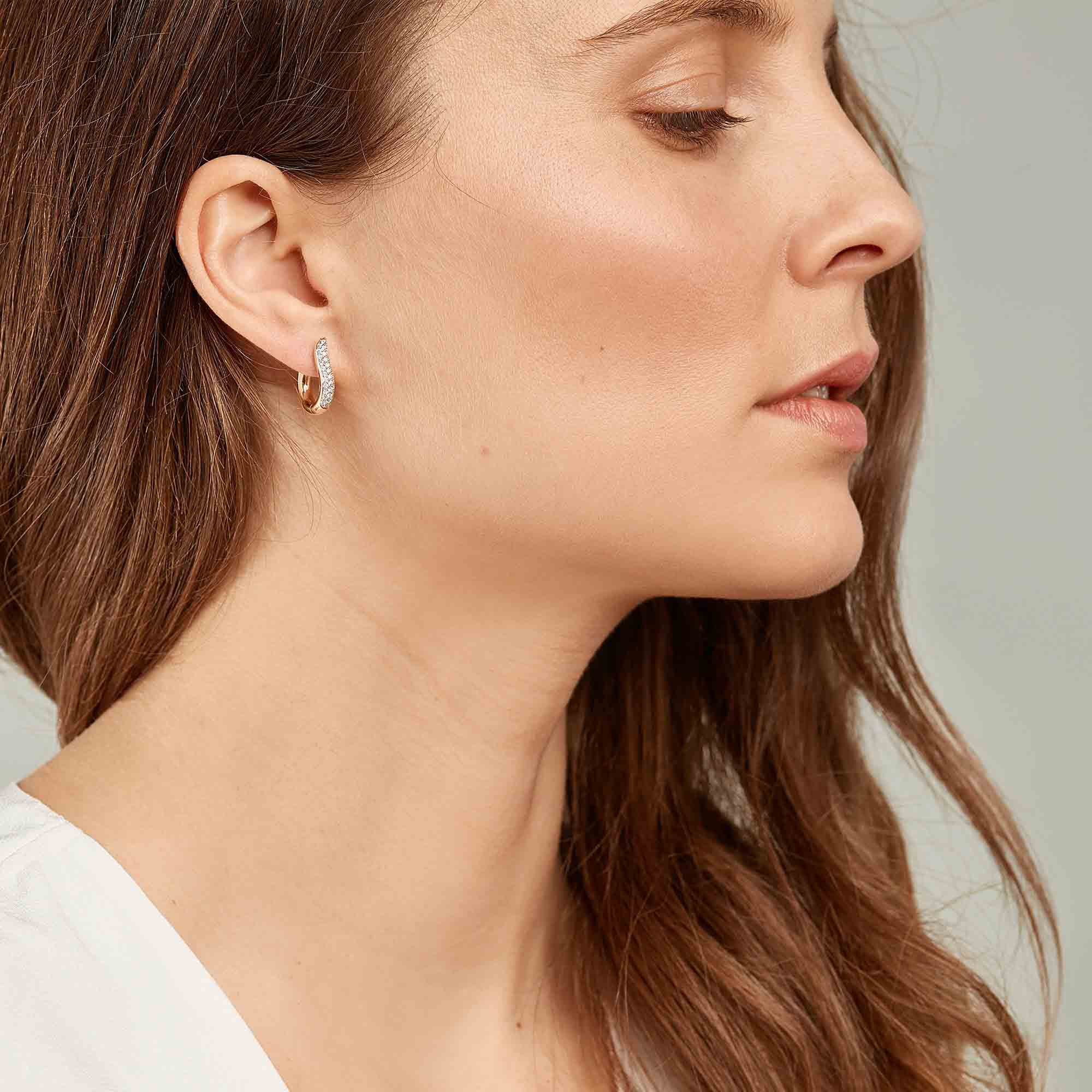 Tamara Comolli SIGNATURE Hoop Ohrringe Small (Ref: E-Ho-s-p-rg)