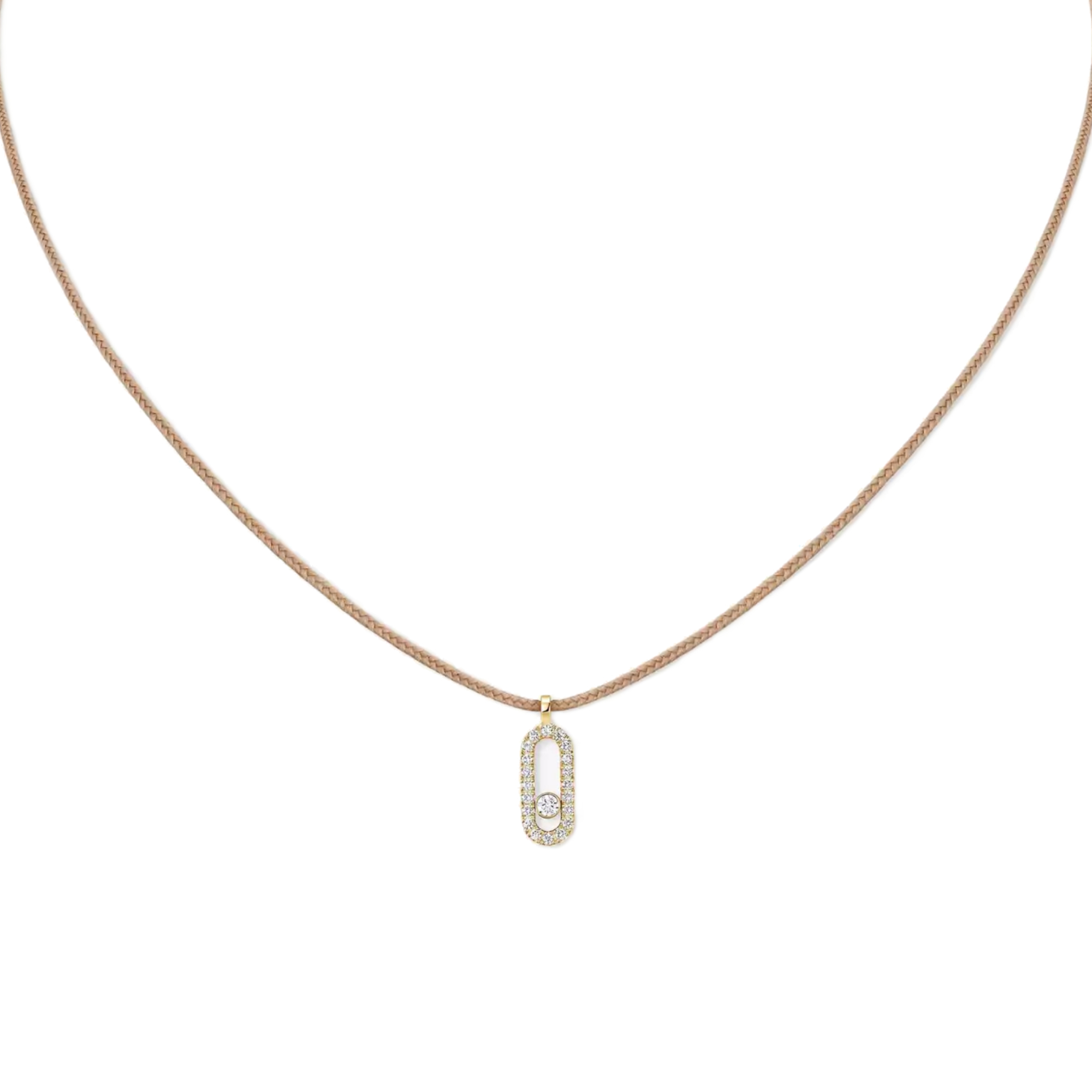 Messika Messika CARE(S) Anhänger mit Halskette (Ref: 14105-YG)