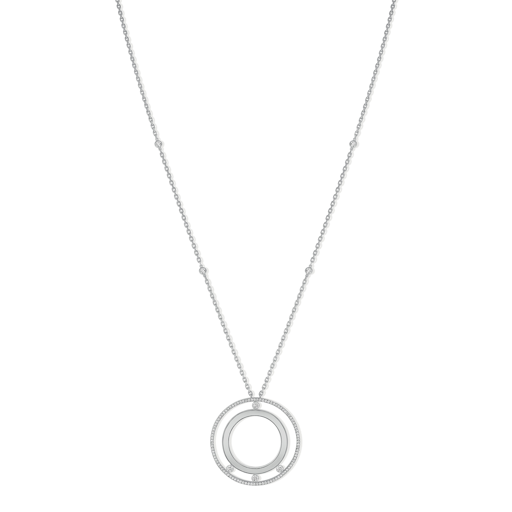 Messika Lange Move Romane Halskette (Ref: 11169-WG)