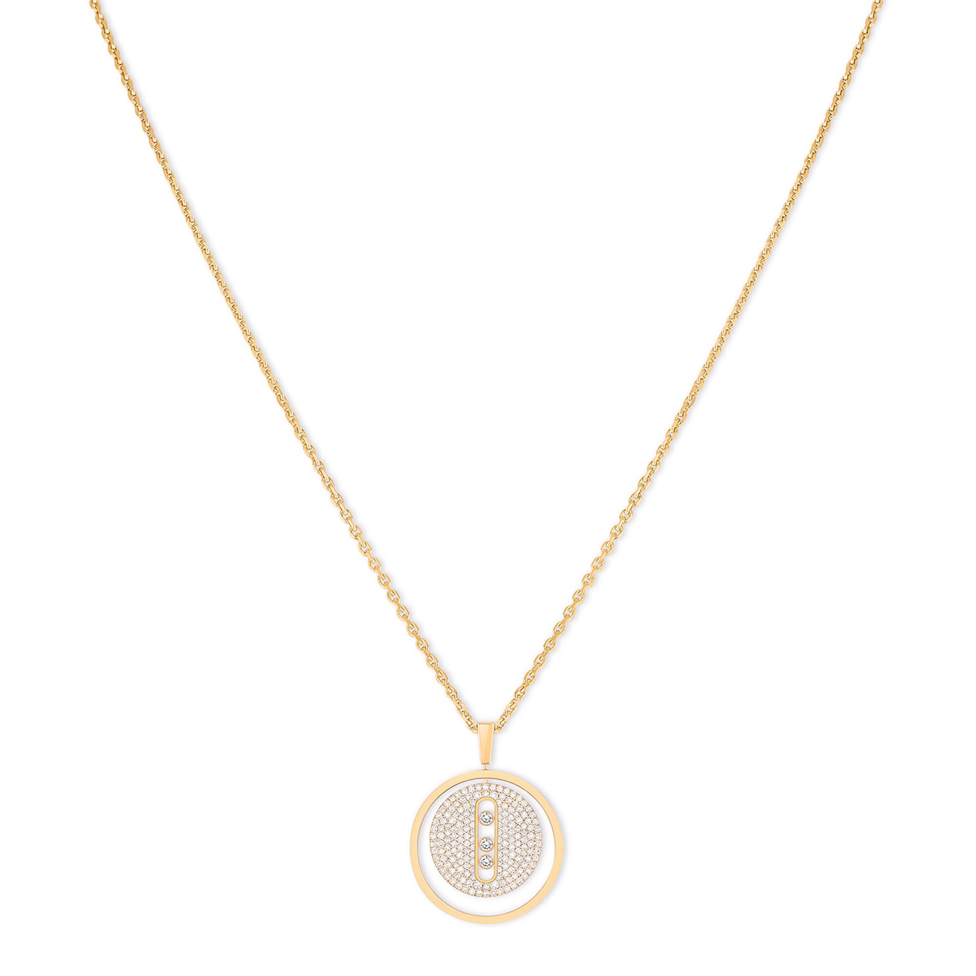 Messika Lucky Move MM Pavé Collier (Ref: 07395-YG)