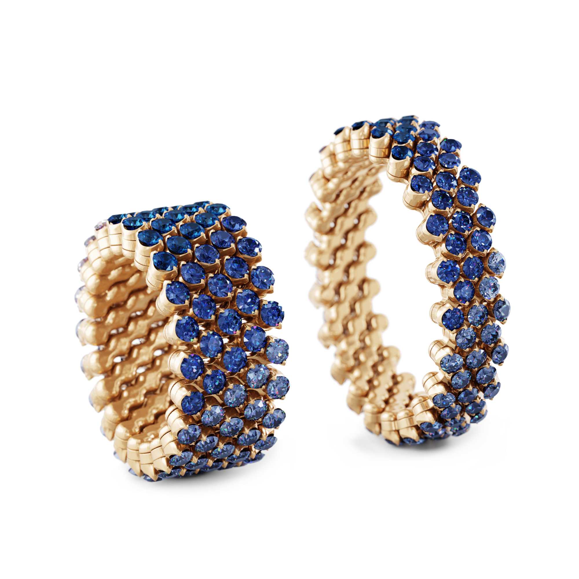 Serafino Consoli Brevetto Multi-Size Ring (Ref: RMS 5F2 RG BS SFT)