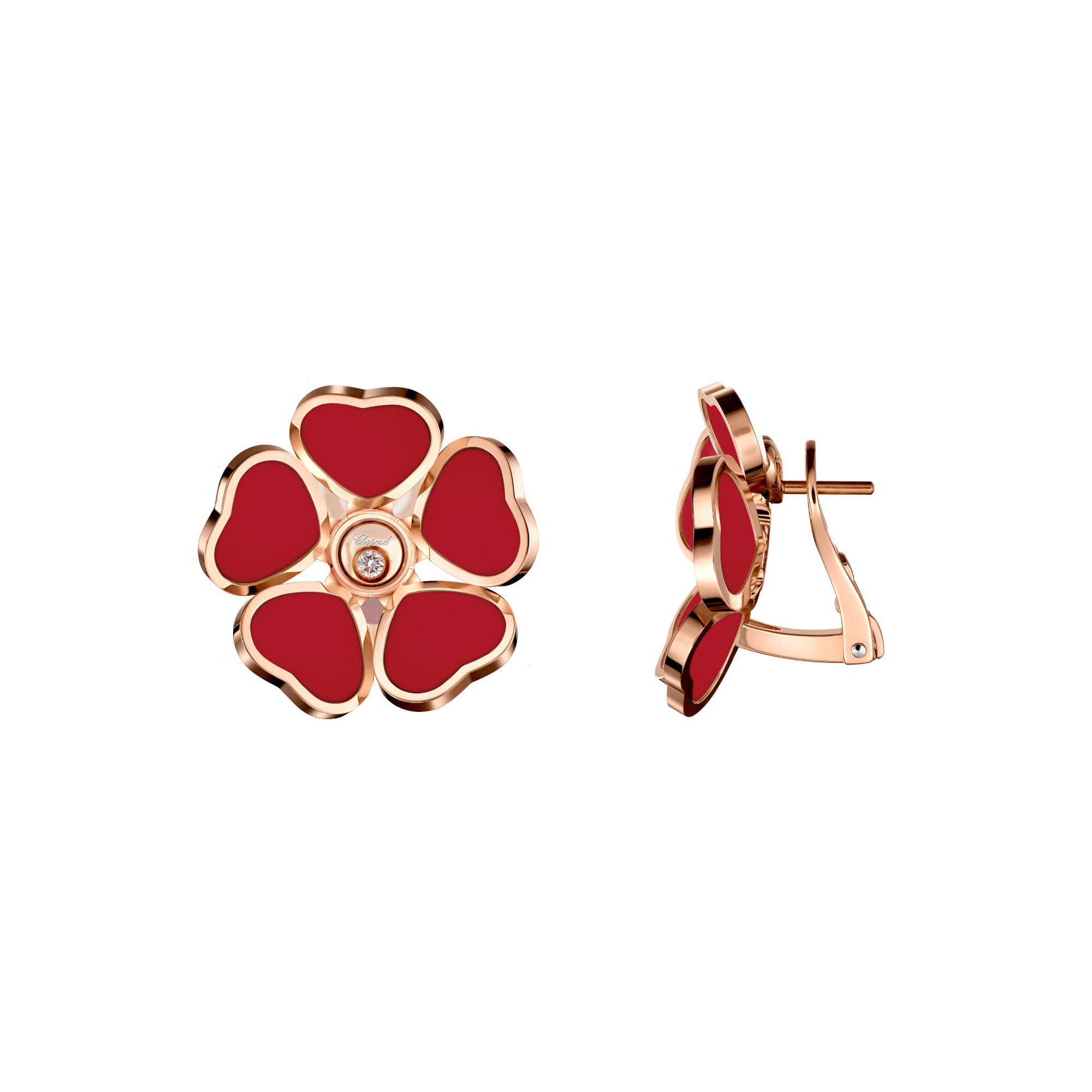 Chopard Happy Hearts Flowers Ohrringe (Ref: 84A085-5811)