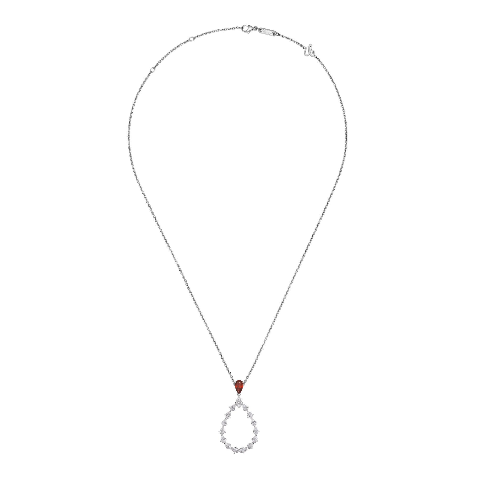 Chopard L'Heure Du Diamant Drop Anhänger mit Halskette (Ref: 79A063-1301)