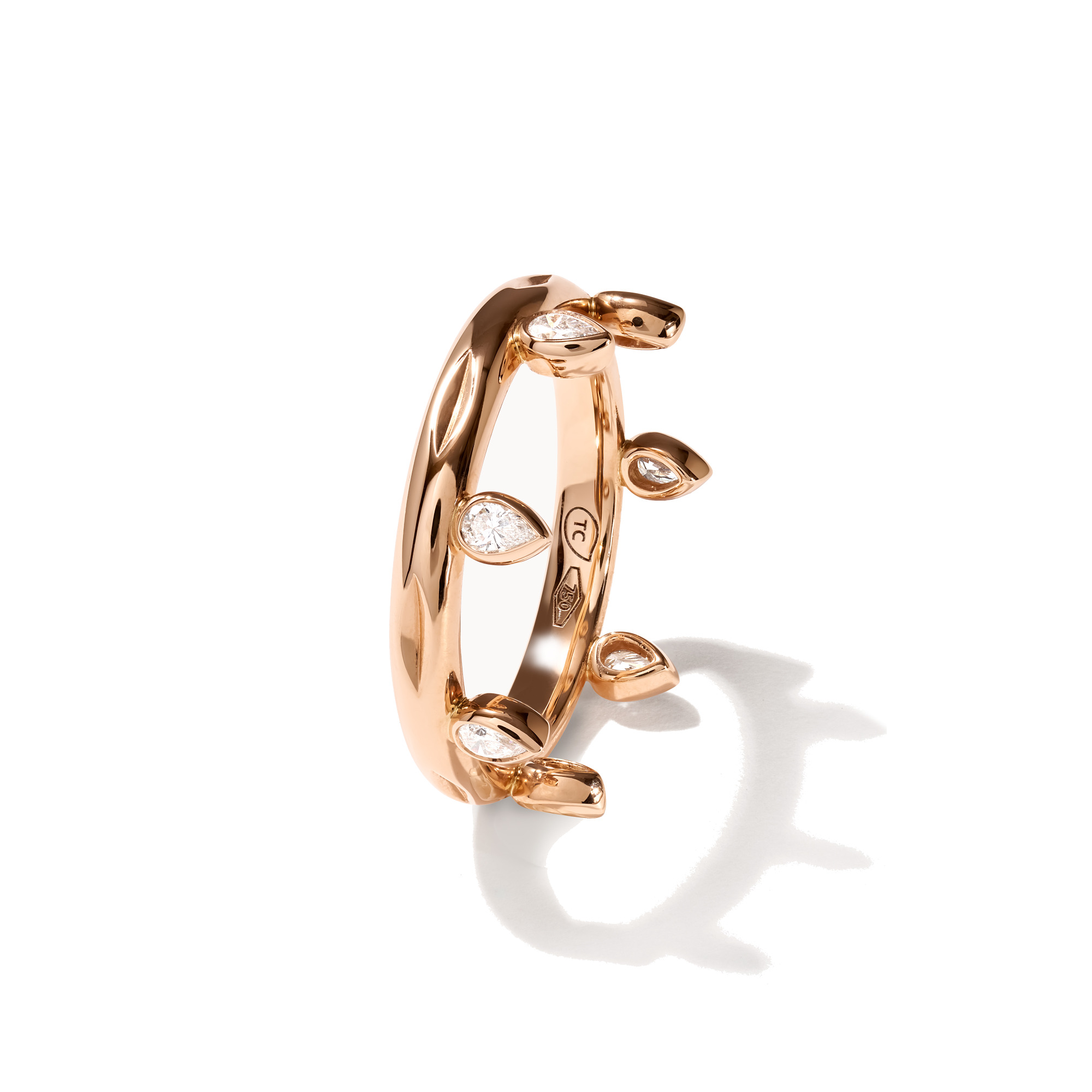 Tamara Comolli GYPSY Ring Crown Drop Cut Classic (Ref: R-Gyp-C-Dr-Cl-rg)