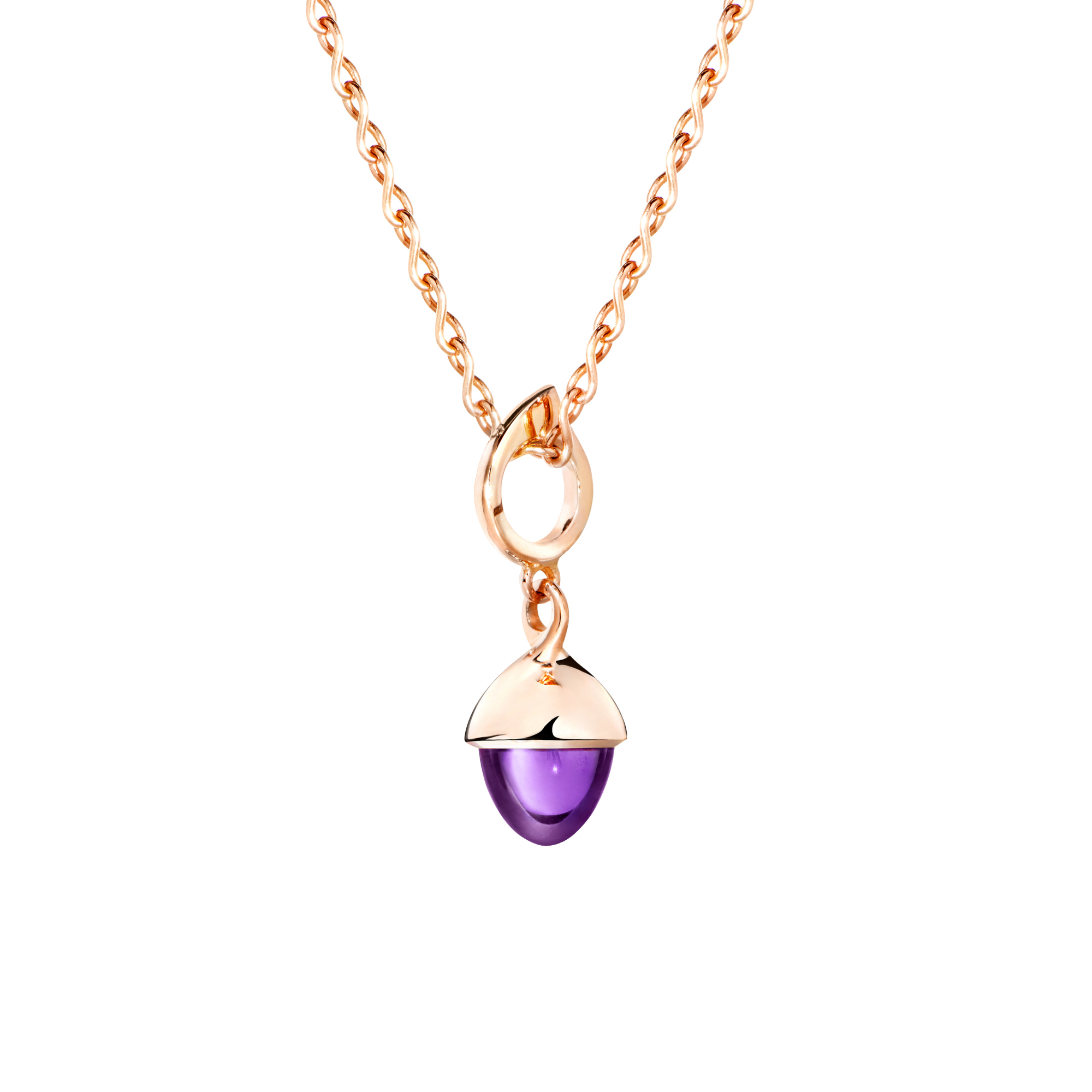 Tamara Comolli MIKADO Flamenco Anhänger Amethyst (Ref: P-MFL-Am-rg)