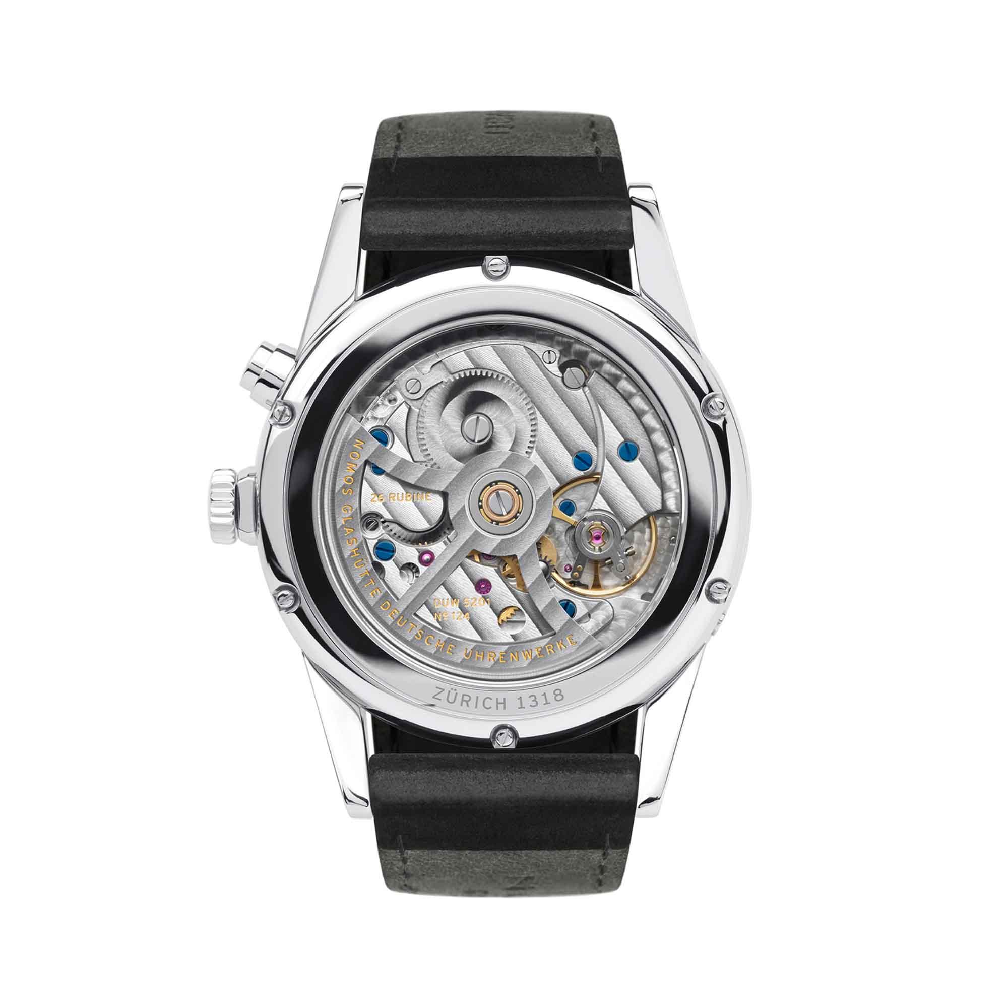NOMOS Glashütte Zürich Weltzeit nachtblau (Ref: 807)