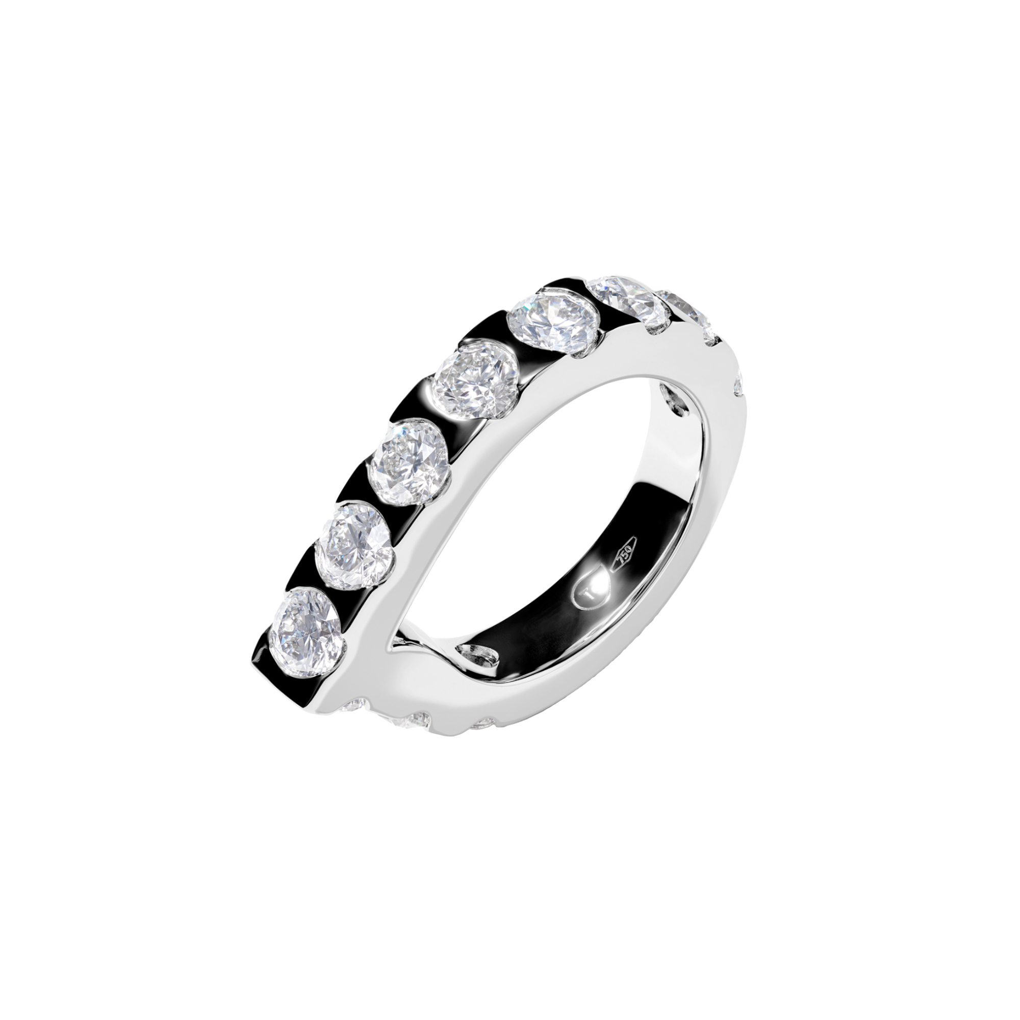 Tamara Comolli SIGNATURE Drop Memoire Ring 'Classic' (Ref: R-Dr-Mem-11-Cl-wg)