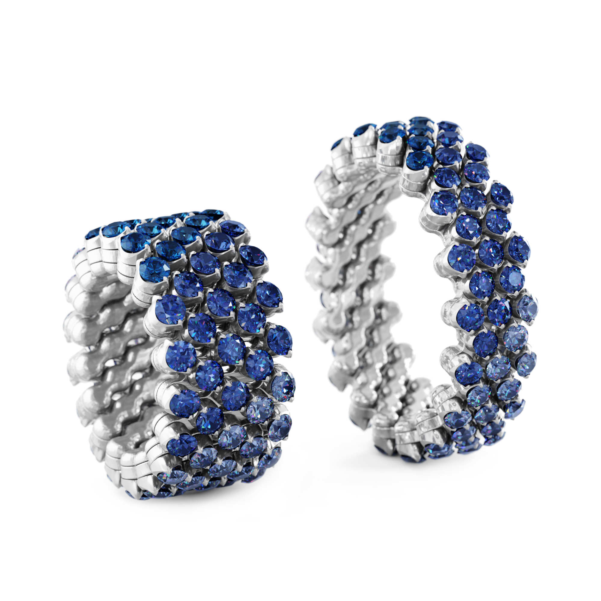 Serafino Consoli Brevetto Multi-Size Ring (Ref: RMS 5F4 WG BS SFT)