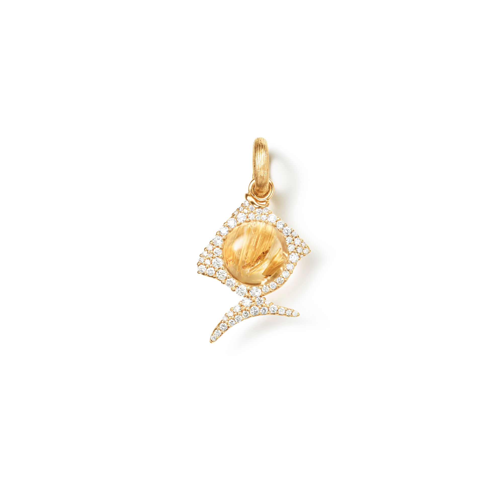 Ole Lynggaard Copenhagen Young Fish Charm mit Diamant-Pavé (Ref: A3264-401)