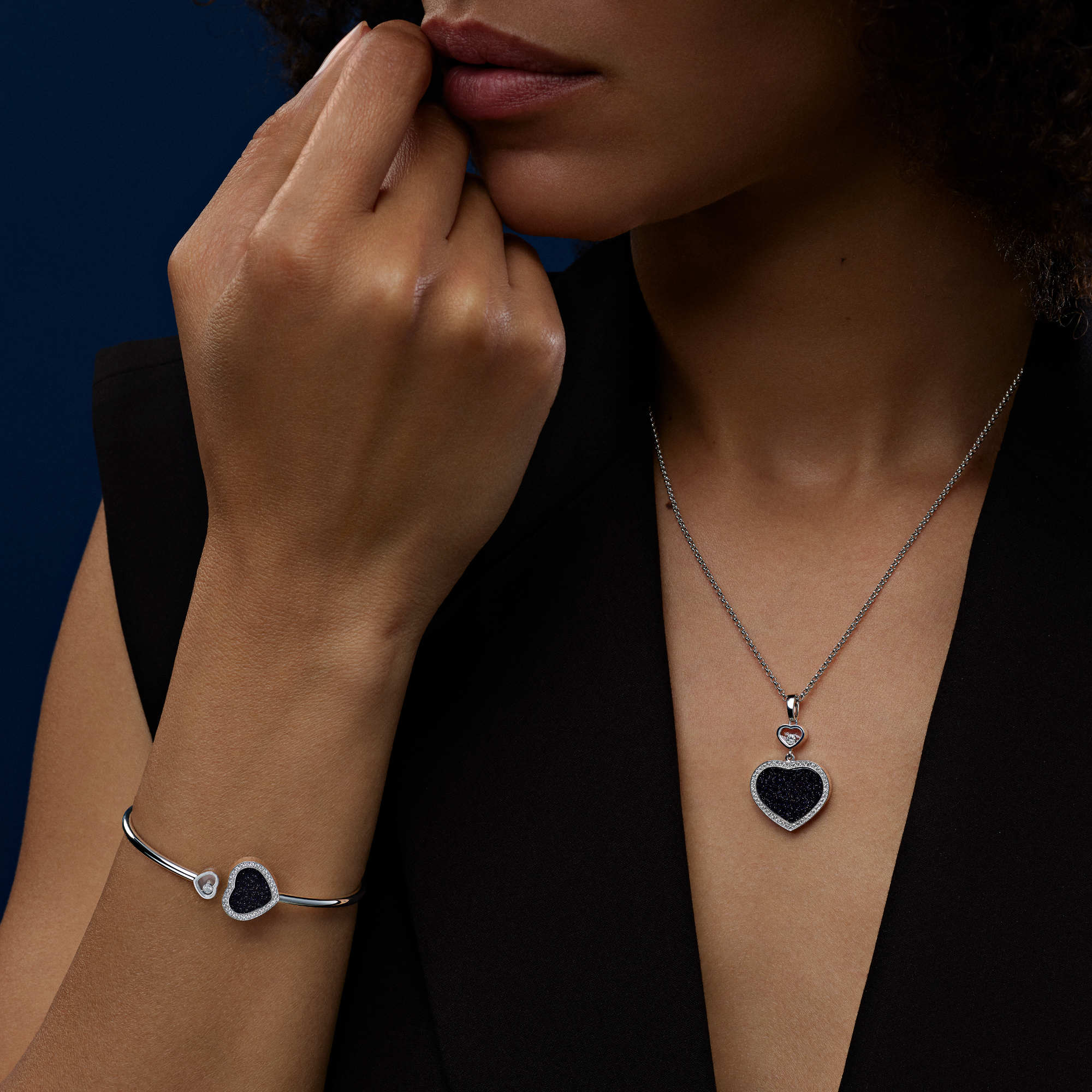 Chopard Happy Hearts Anhänger mit Halskette (Ref: 79A074-1510)