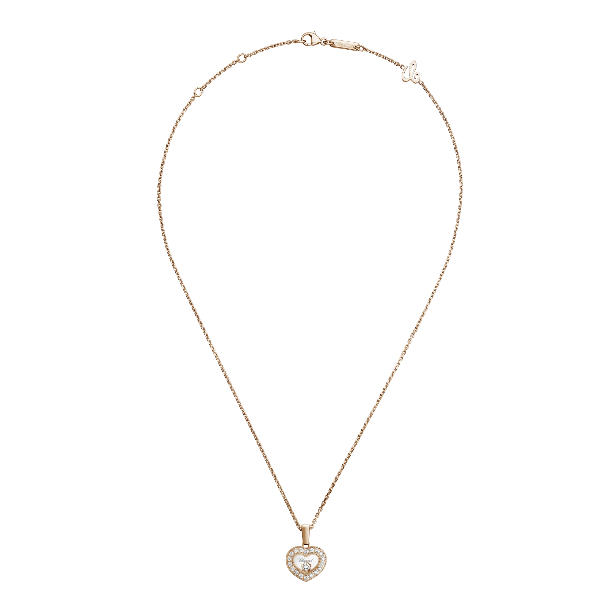 Chopard Happy Diamonds Icons Anhänger mit Halskette (Ref: 79A054-5201)