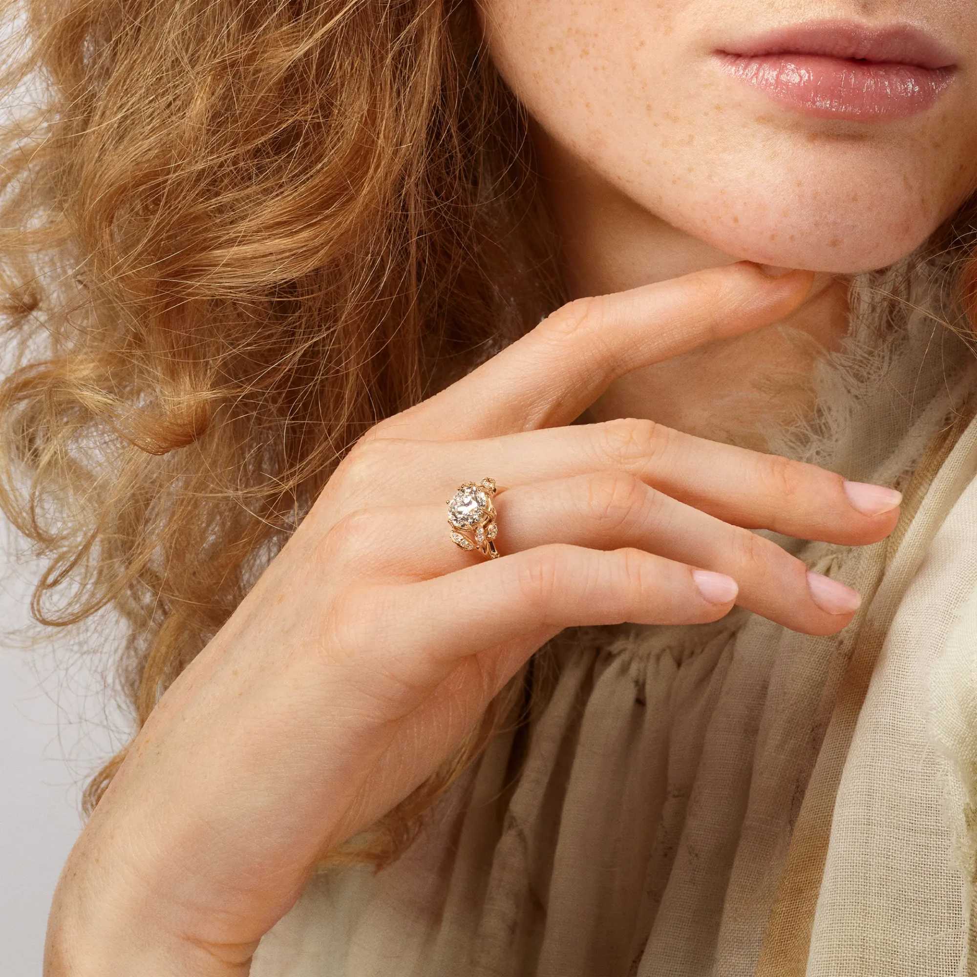 Ole Lynggaard Copenhagen Winter Frost Solitaire Ring (Ref: A2782-405)