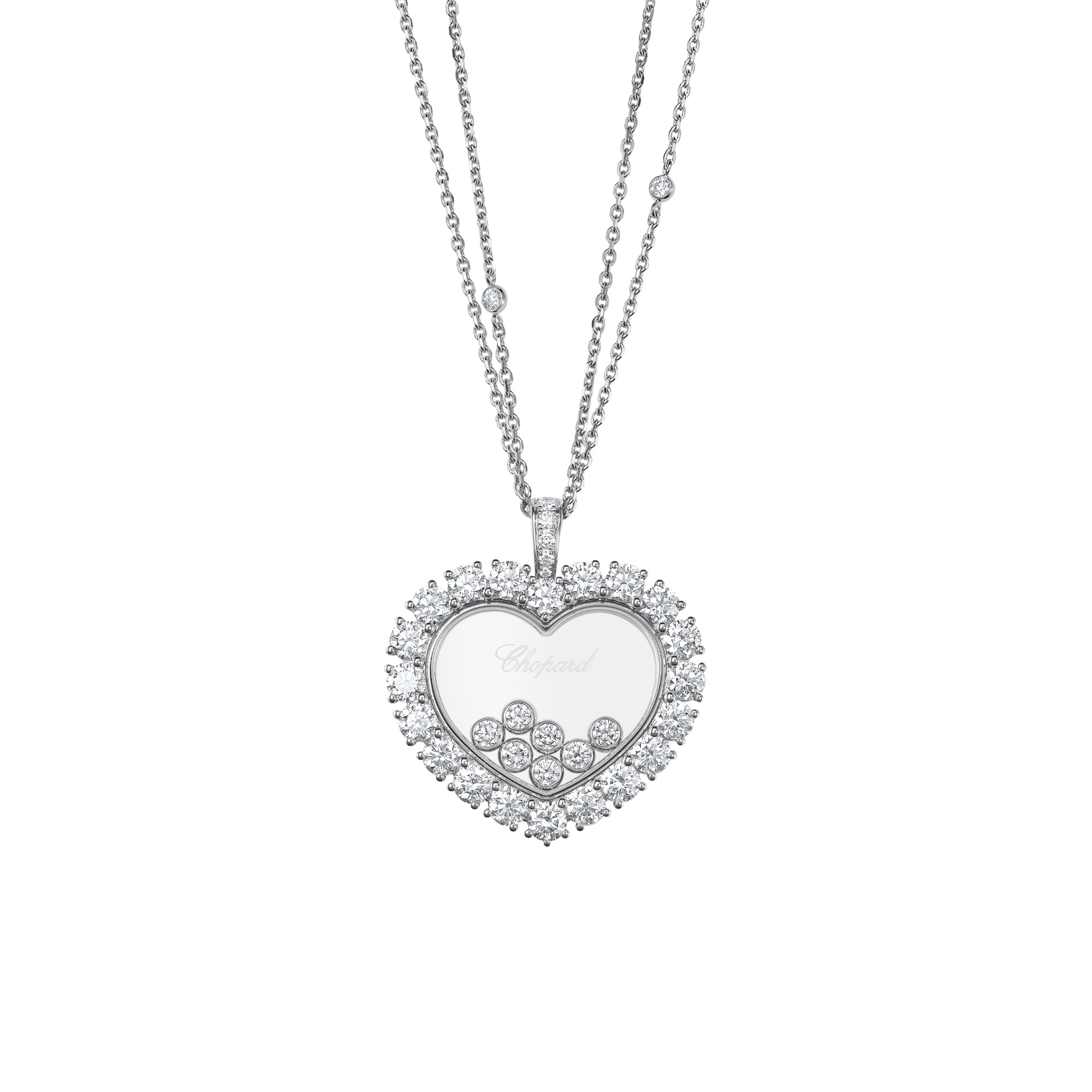 Chopard Happy Diamonds Icons Joaillerie Anhänger mit Halskette (Ref: 79A049-1001)