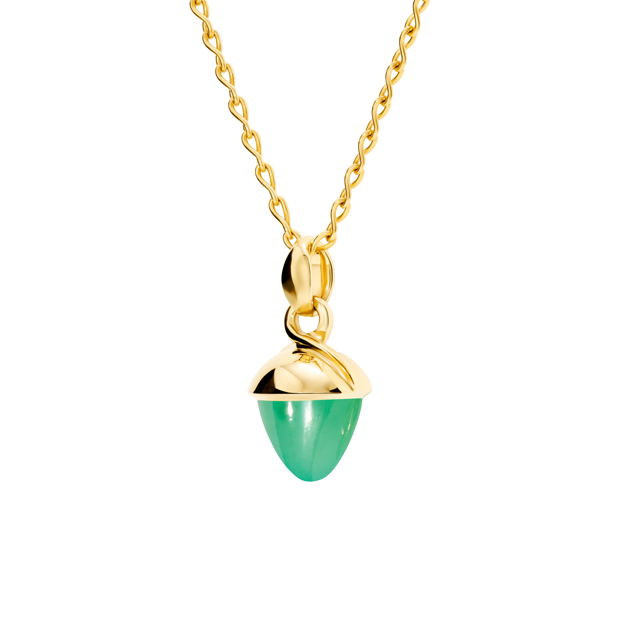 Tamara Comolli MIKADO Bouquet Anhänger Chrysoprase (Ref: P-MB-Chry-yg)